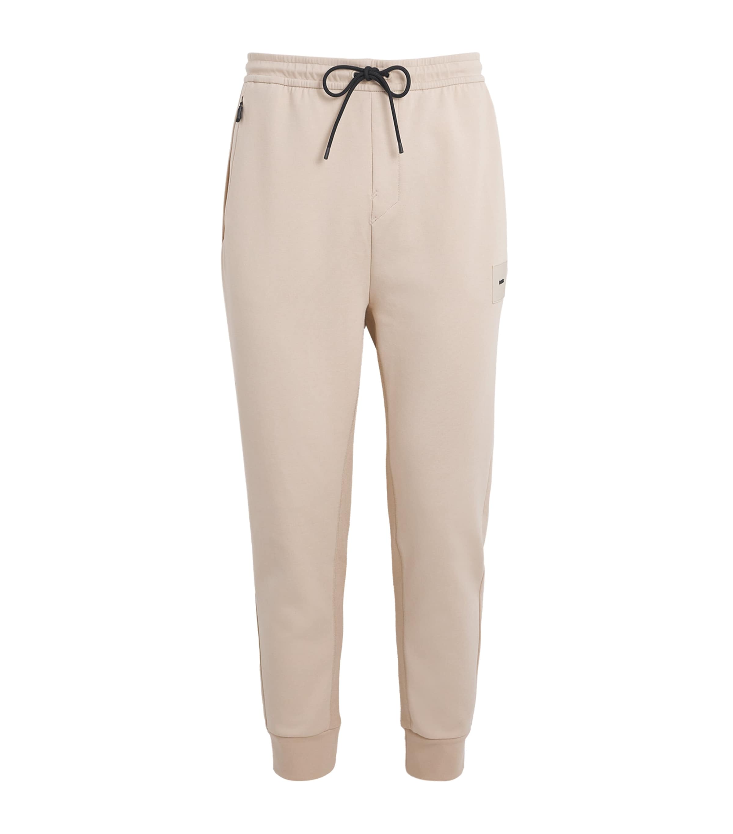 Hugo Boss Hadiko Cuffed Sweatpants In Beige