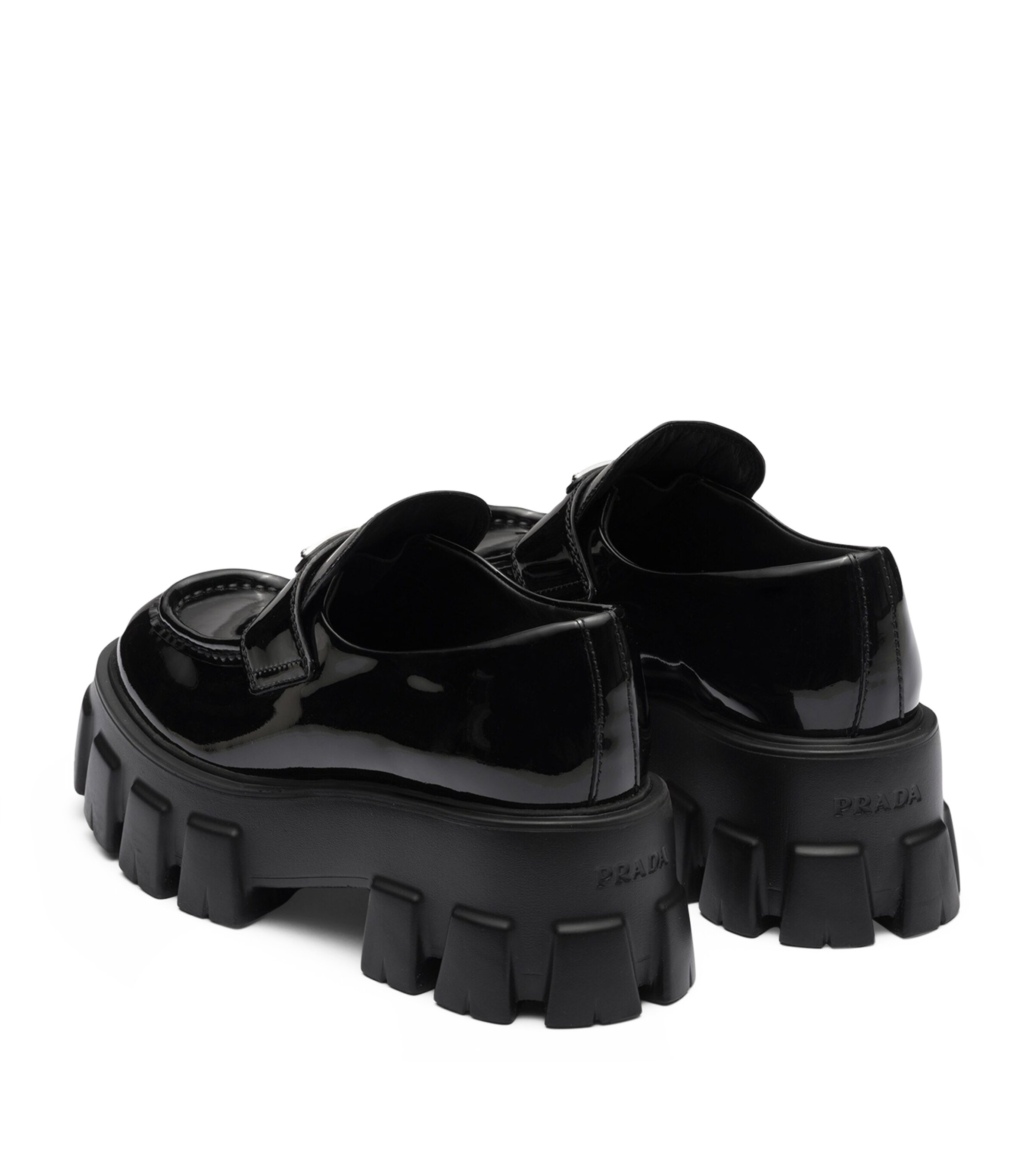 Prada Leather Triangle Loafers 55 Image 5