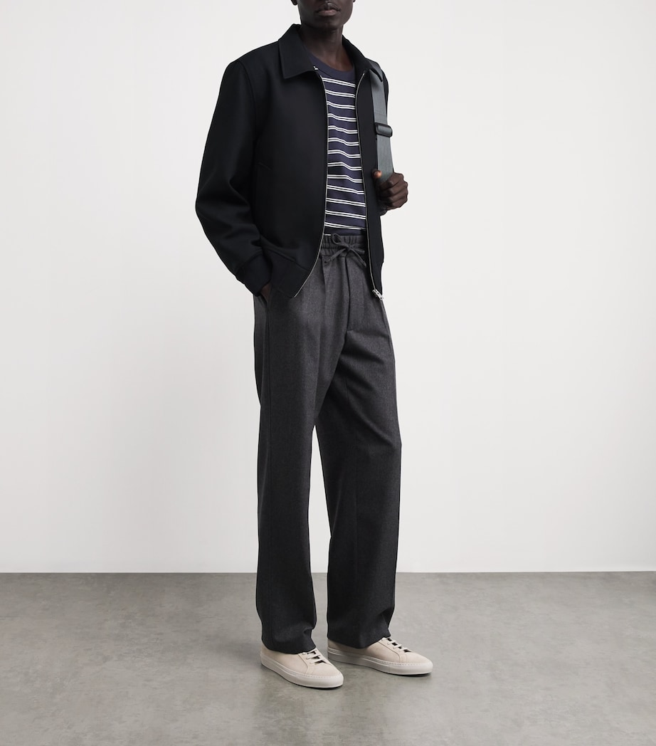 Virgin Wool-Blend Theo jacket NAVY BLUE Image 2