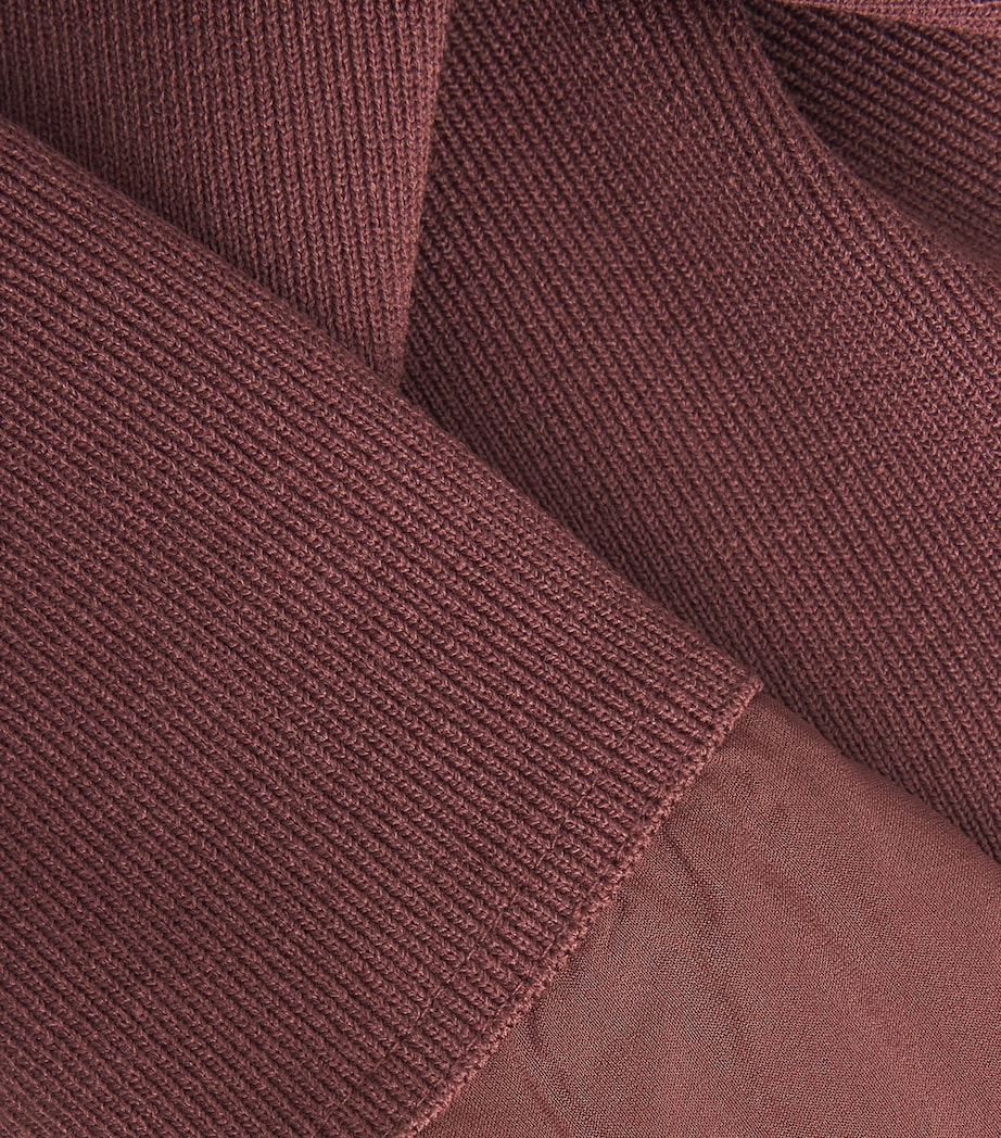 Sheer-Hem Maxi Dress LIQUEUR Image 5