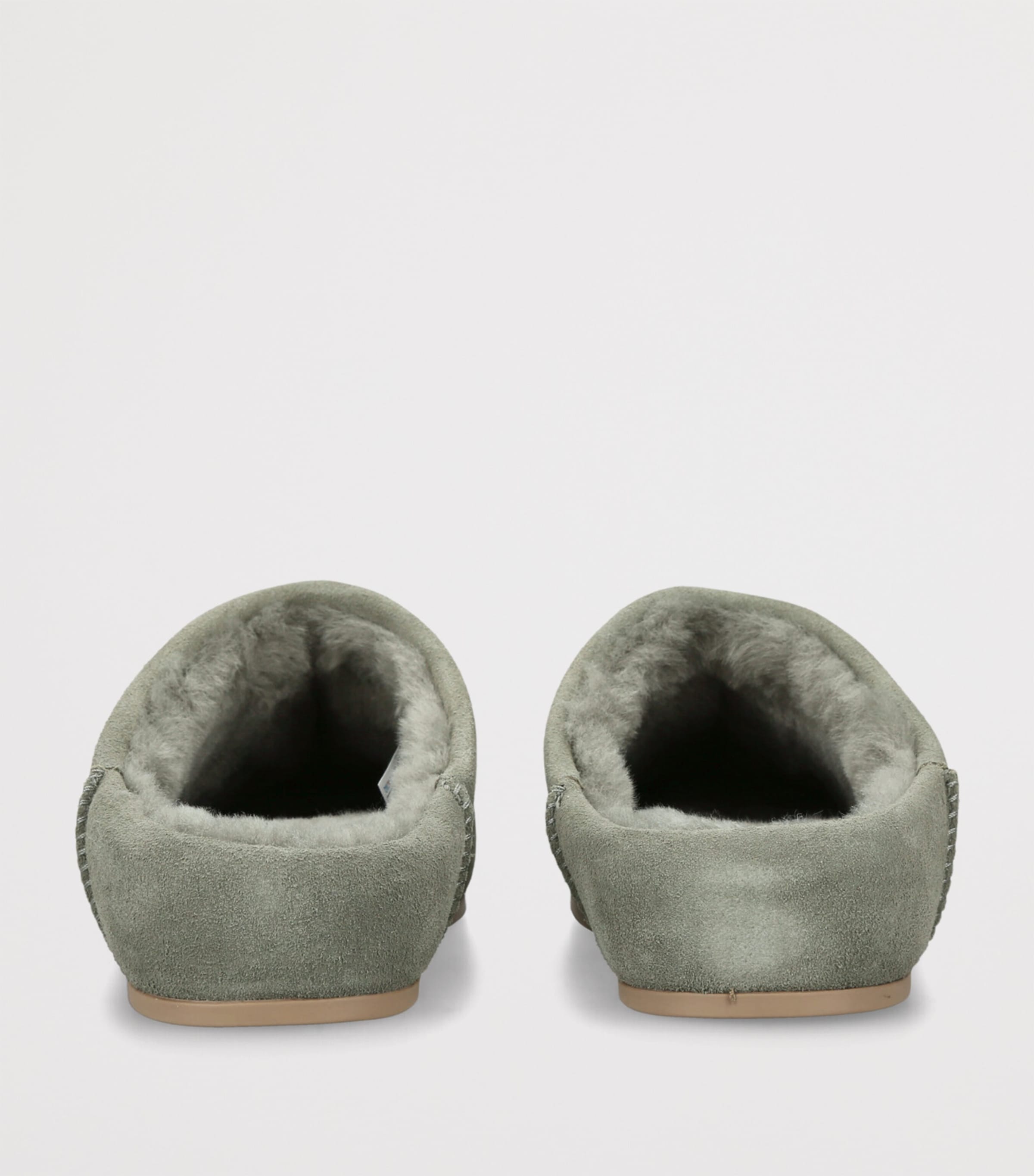 Suede Elea Slippers KHAKI Image 2