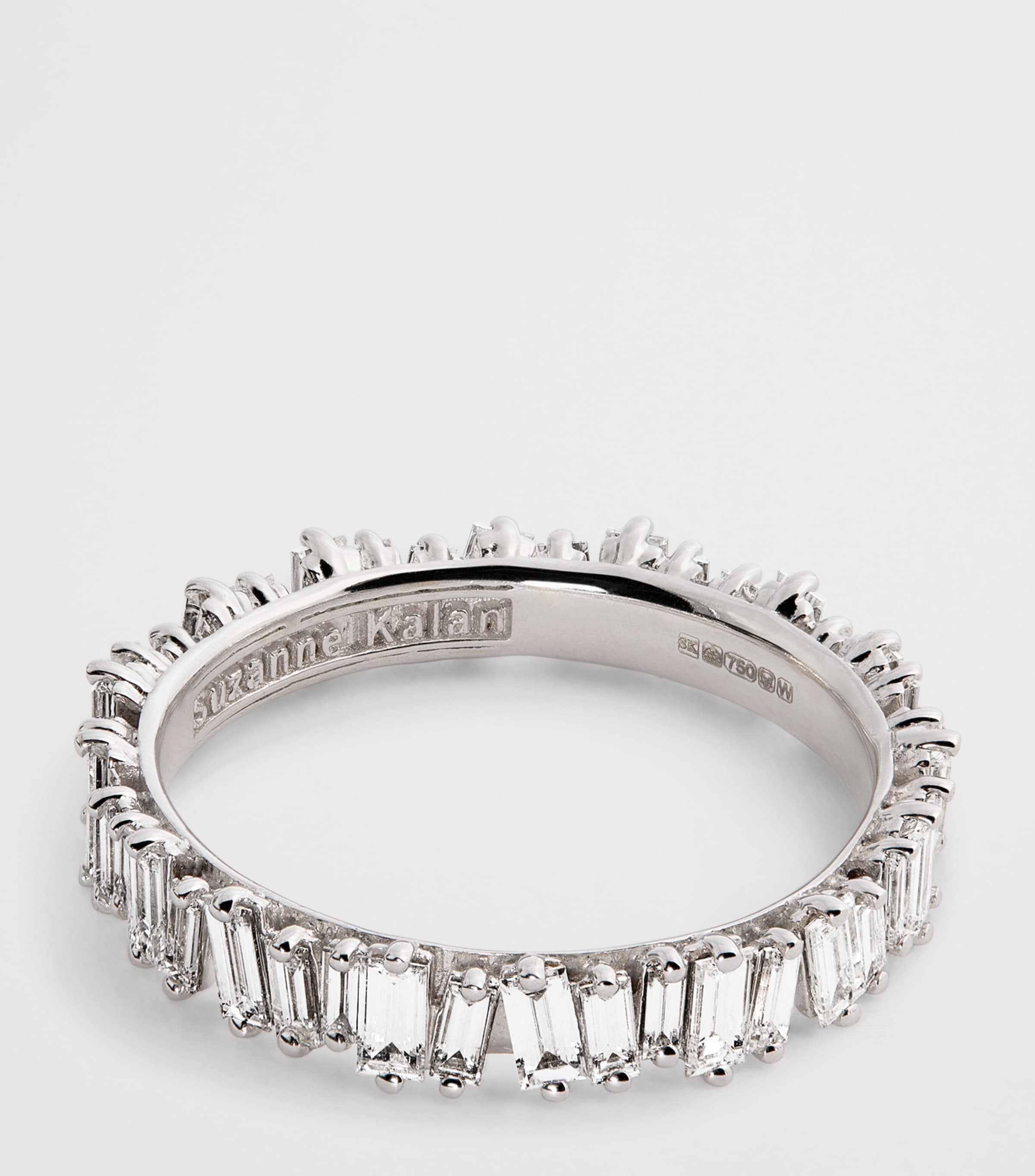 Suzanne Kalan White Gold and Diamond Classic Eternity Ring Wg/wd Image 3