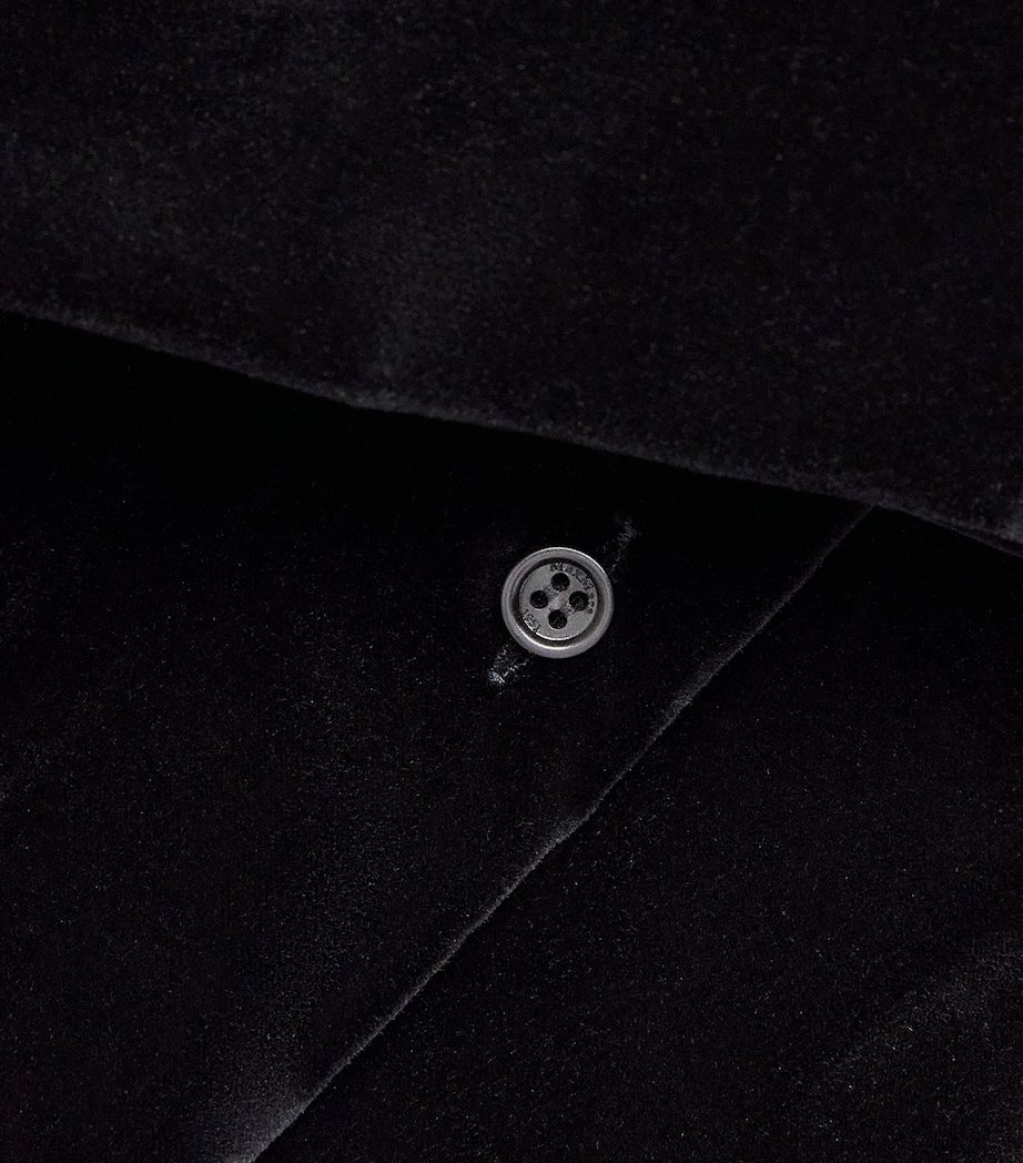 Velvet Jacket Bodysuit BLACK Image 5