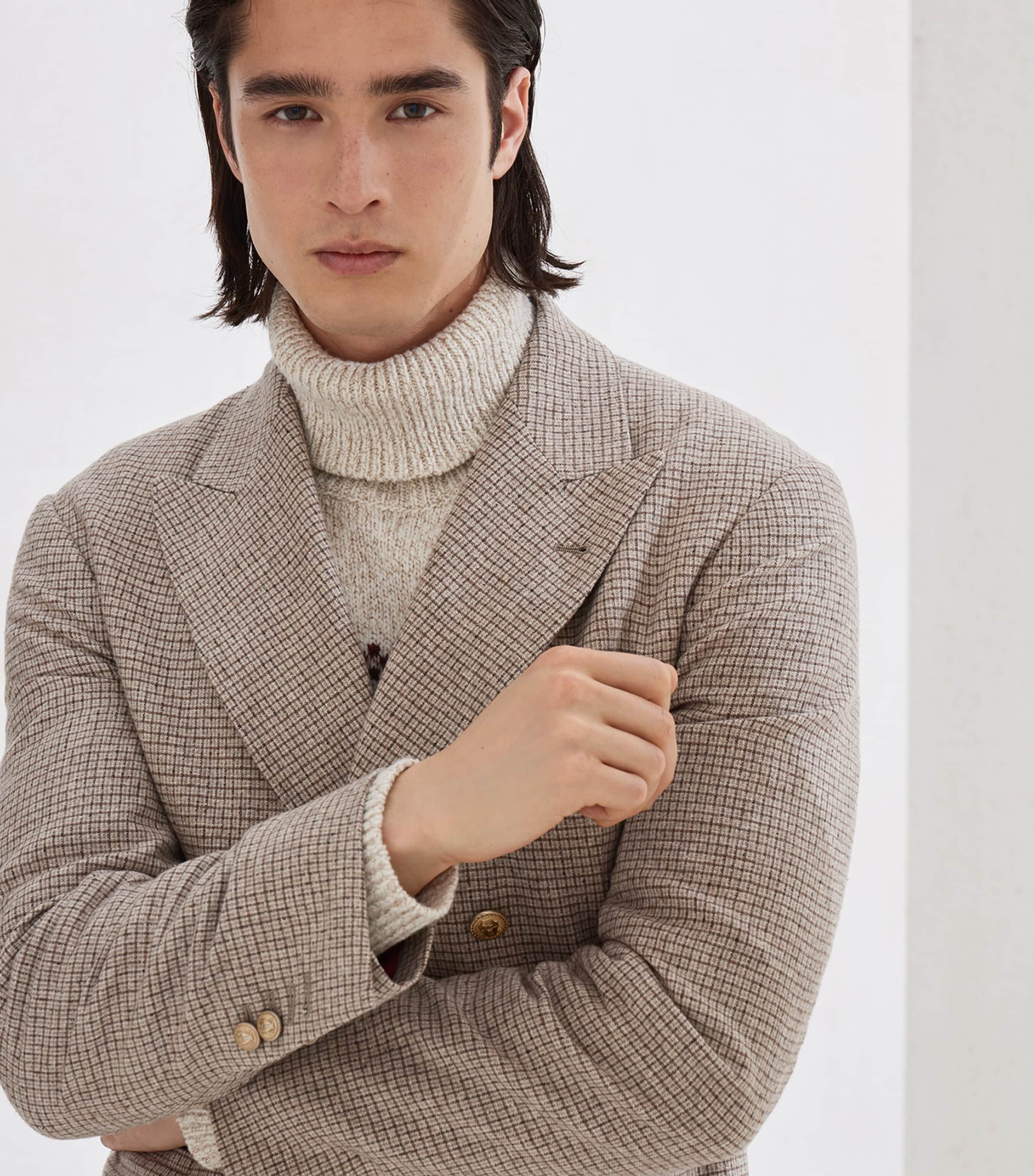 Double-Breasted Blazer C211 Image 5