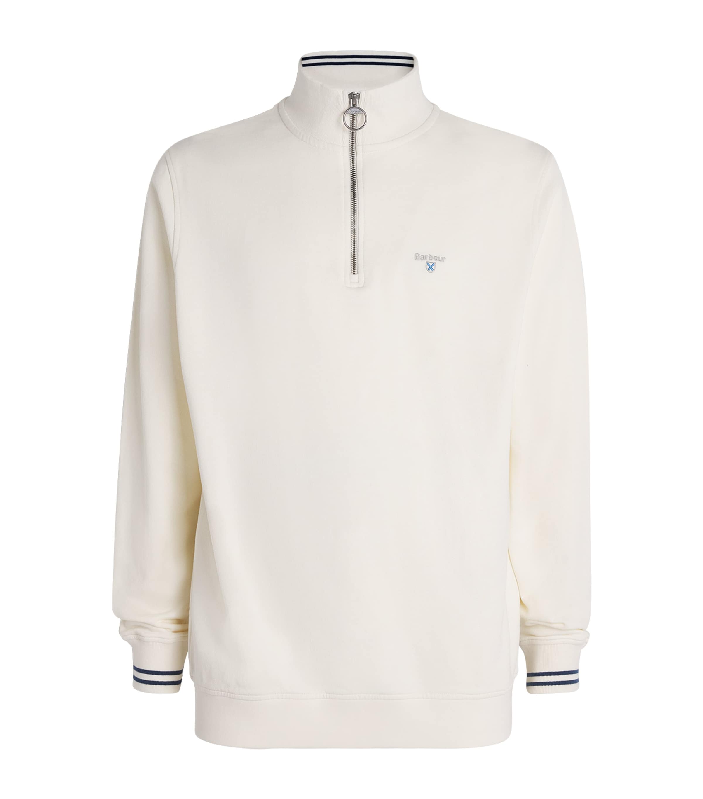 Barbour Cotton Rosford Half-Zip Sweatshirt | Men Clothing | Sweatshirts & Hoodies | Designers | Barbour