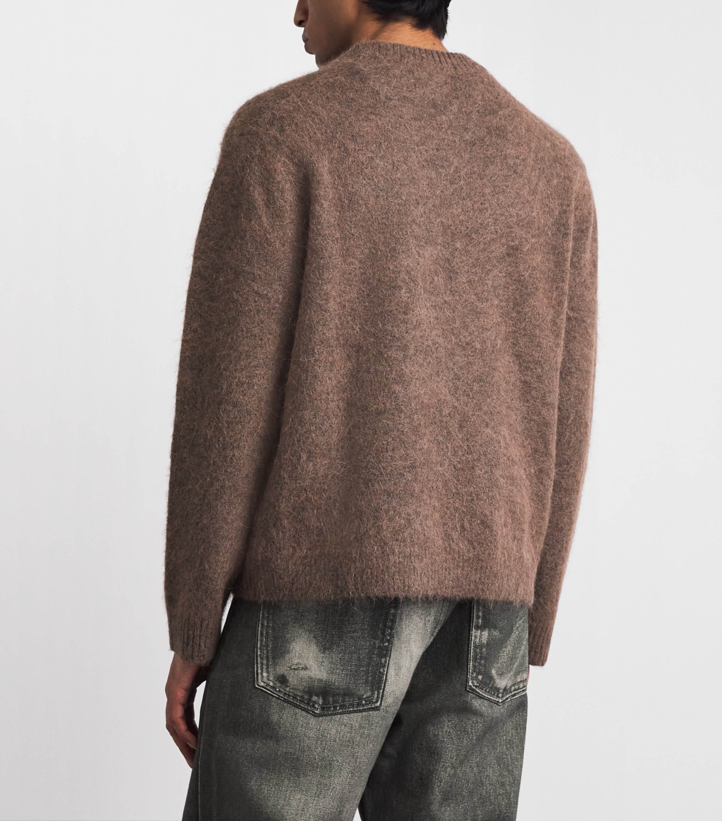 NN.07 Mens Alpaca-Blend Russell 60012 Sweater Mable Husk Image 5
