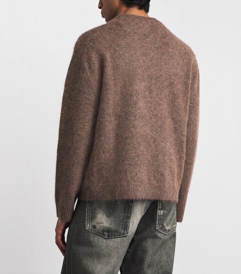 NN.07 Mens Alpaca-Blend Russell 60012 Sweater Mable Husk Image 5