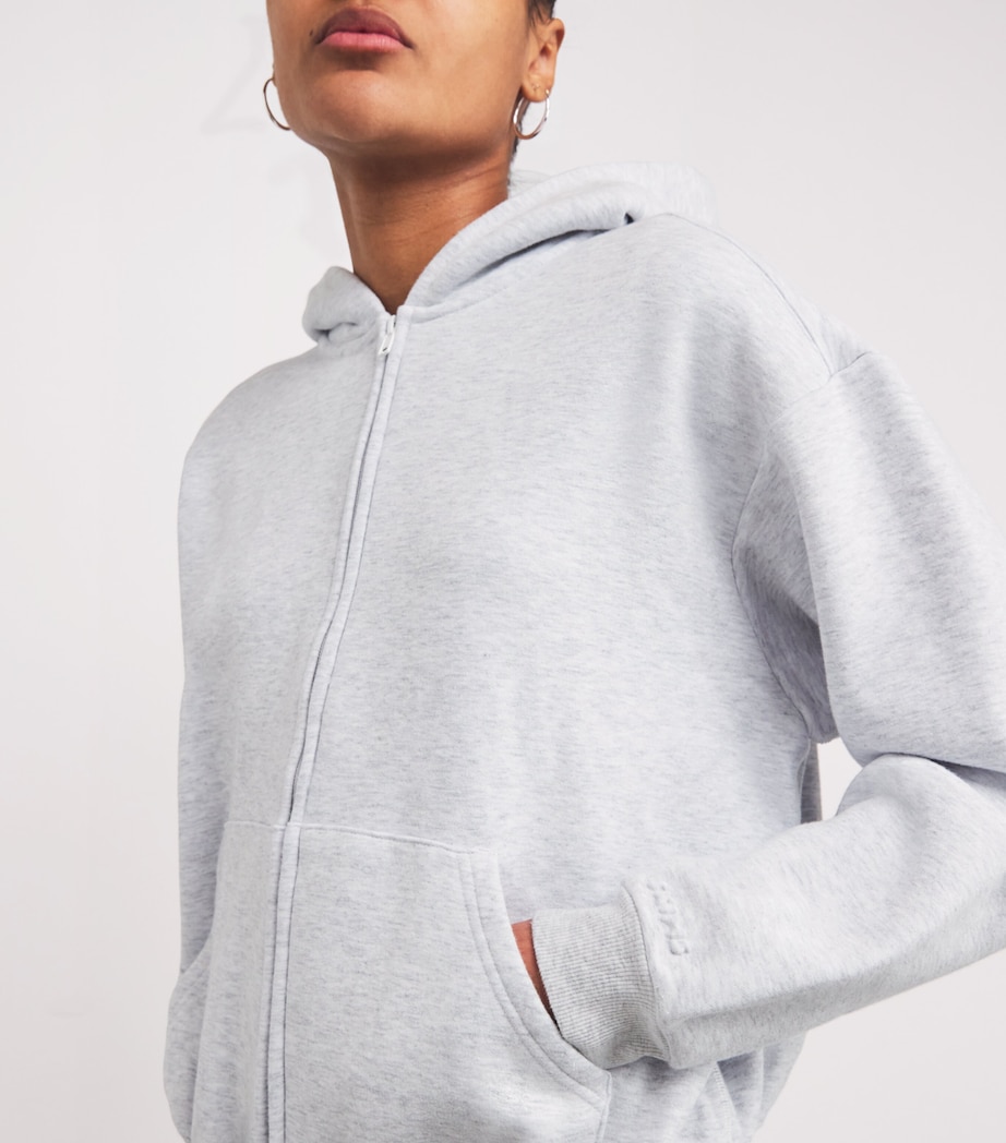 Cotton-Blend Fleece Classic Hoodie LIGHT HEATHER GREY Image 6