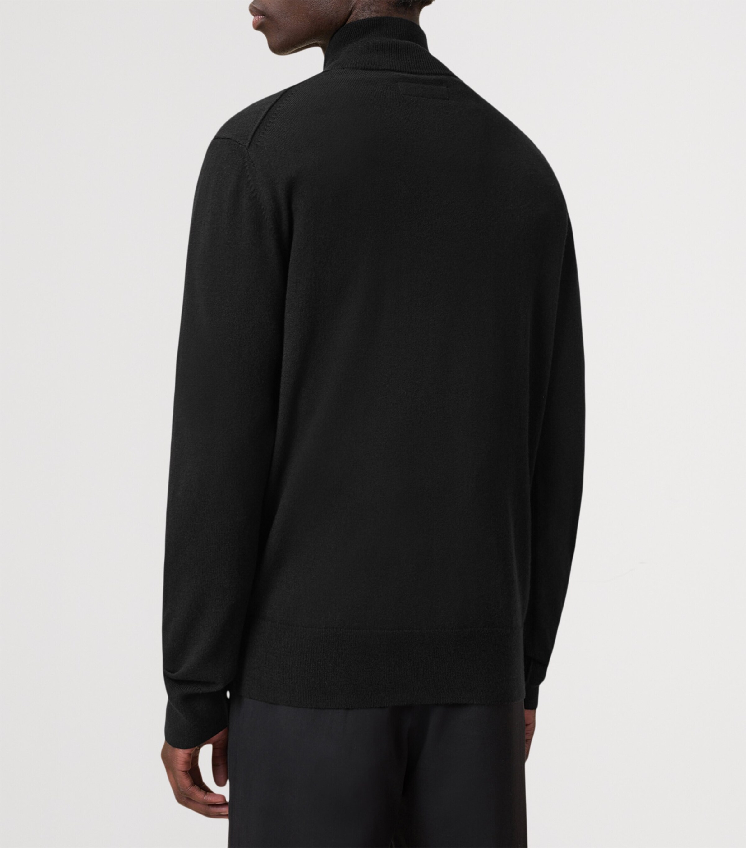 Kilburn Quarter-Zip Sweater BLACK Image 5