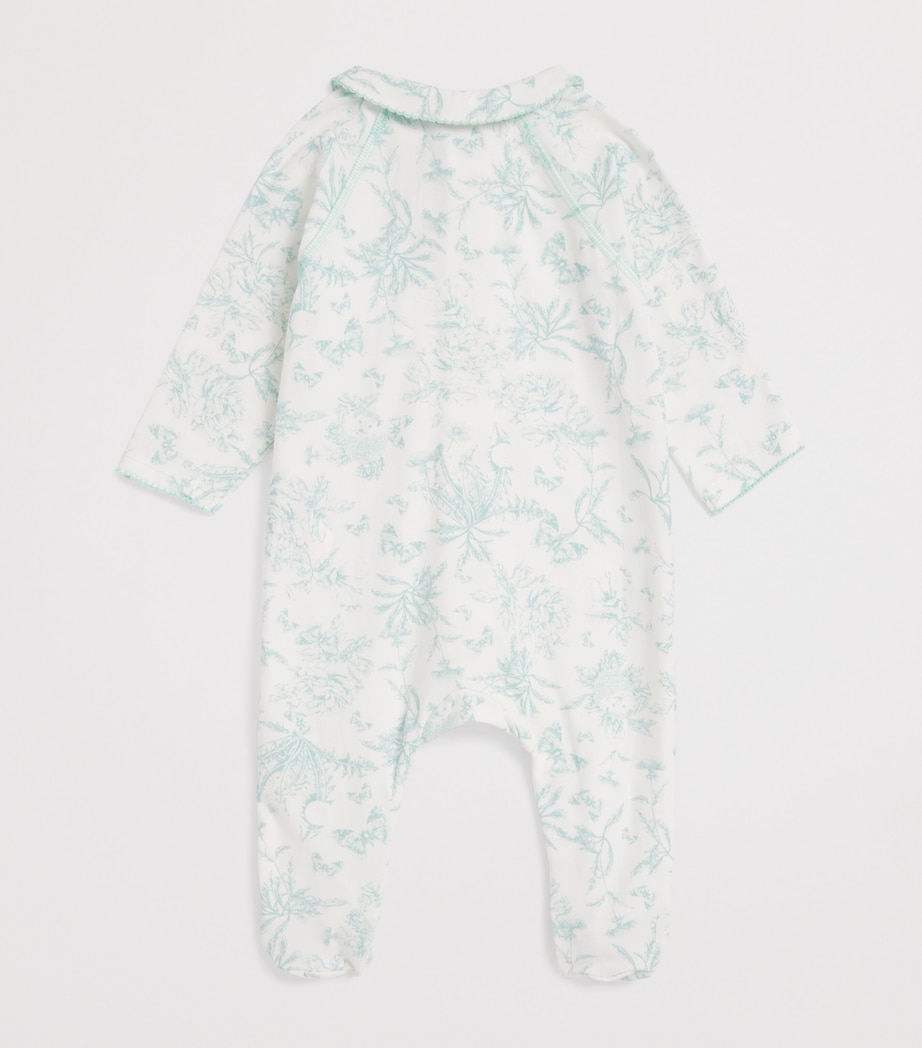 Stretch-Cotton All-In-One (0-2 Years) VERT D'EAU Image 2