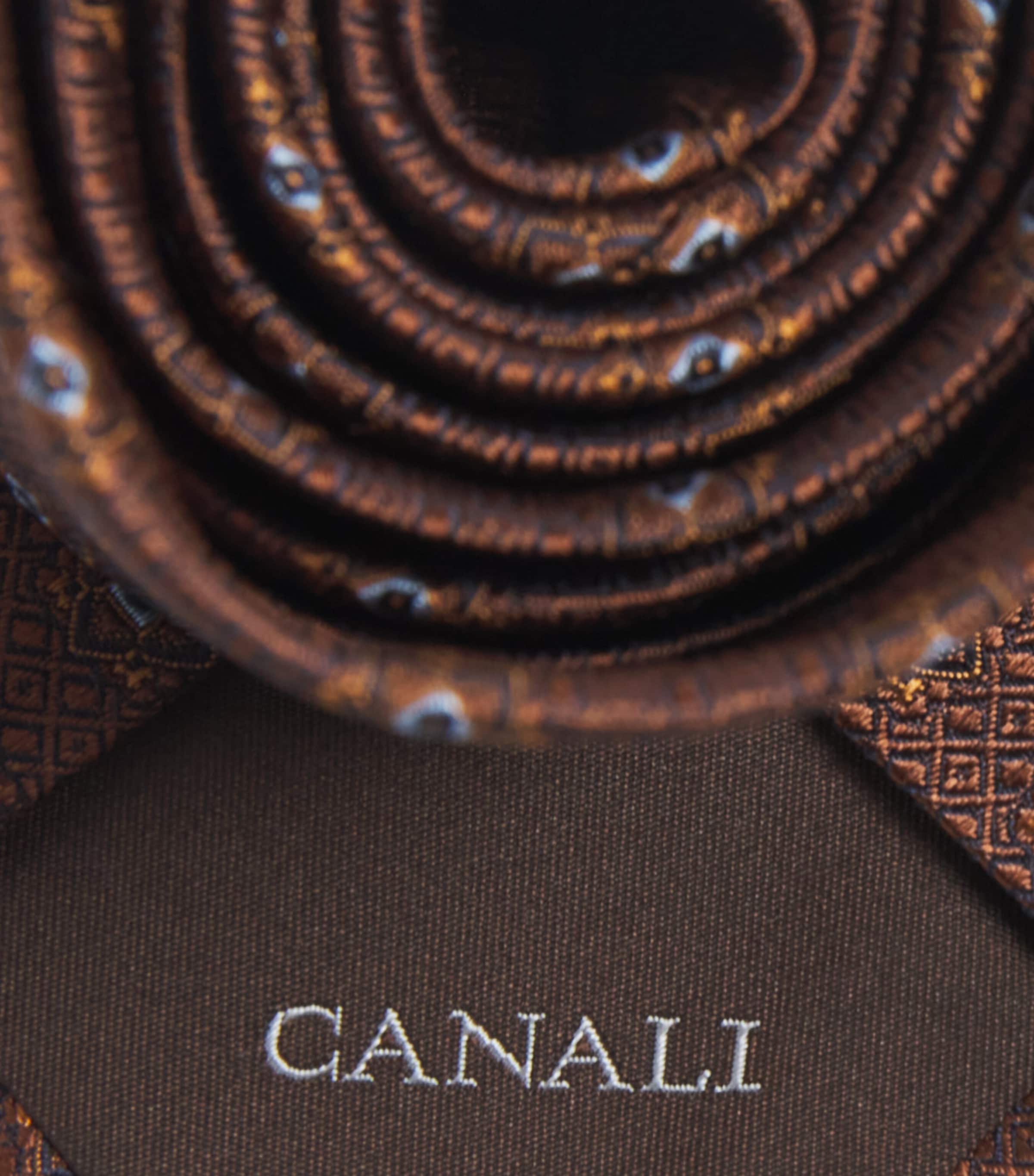 Canali Silk Jacquard Tie Image 3