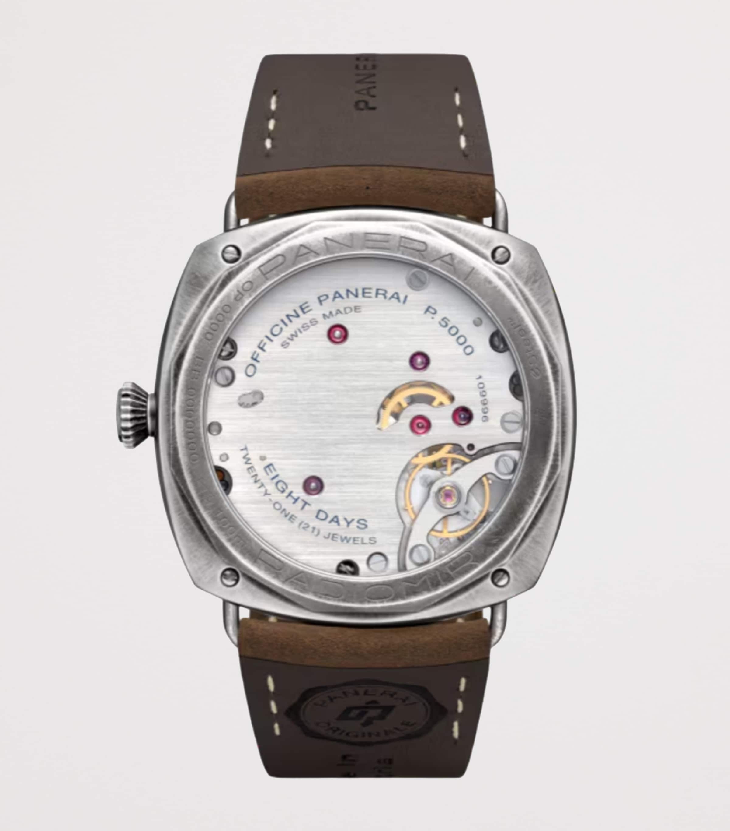 Brunito eSteel Radiomir Watch 45mm GREEN Image 2