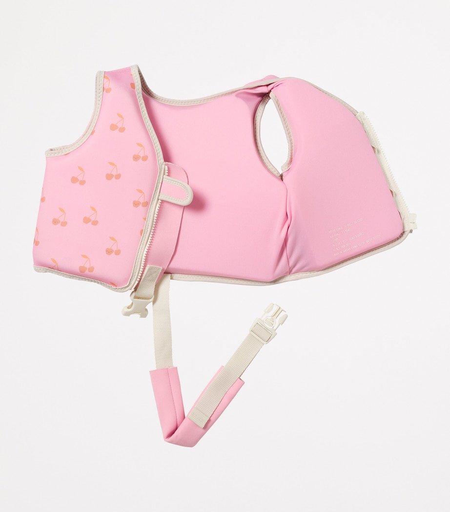 Sunnylife Kids Cherry Print Swimming Vest (2-3 Years) Cotton Candy Image 5