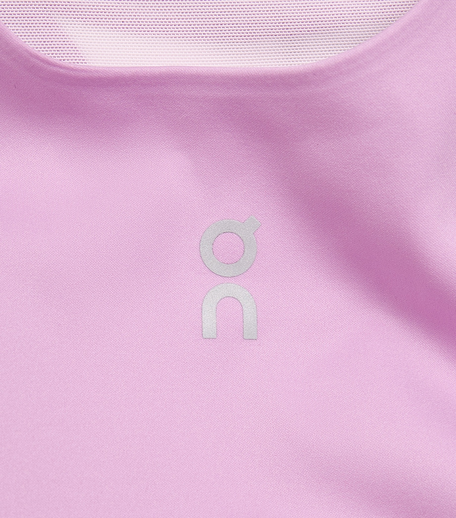 On Womens Train 2-in-1 Crop Top Pink Image 6