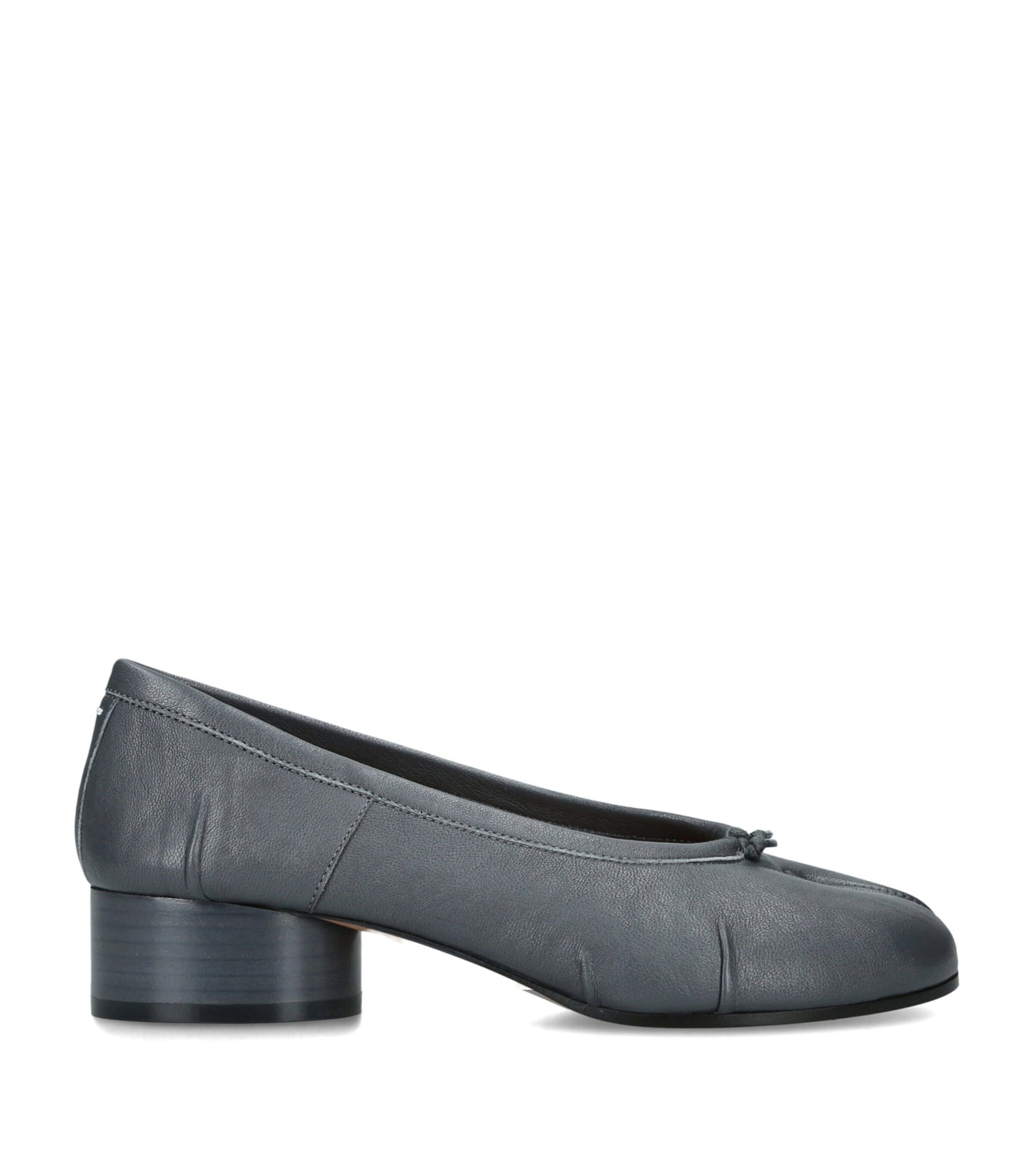 Maison Margiela Leather Tabi Ballerina Pumps 30 Grey Mid Image 1