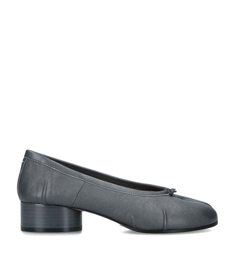 Maison Margiela Leather Tabi Ballerina Pumps 30 Grey Mid Image 1