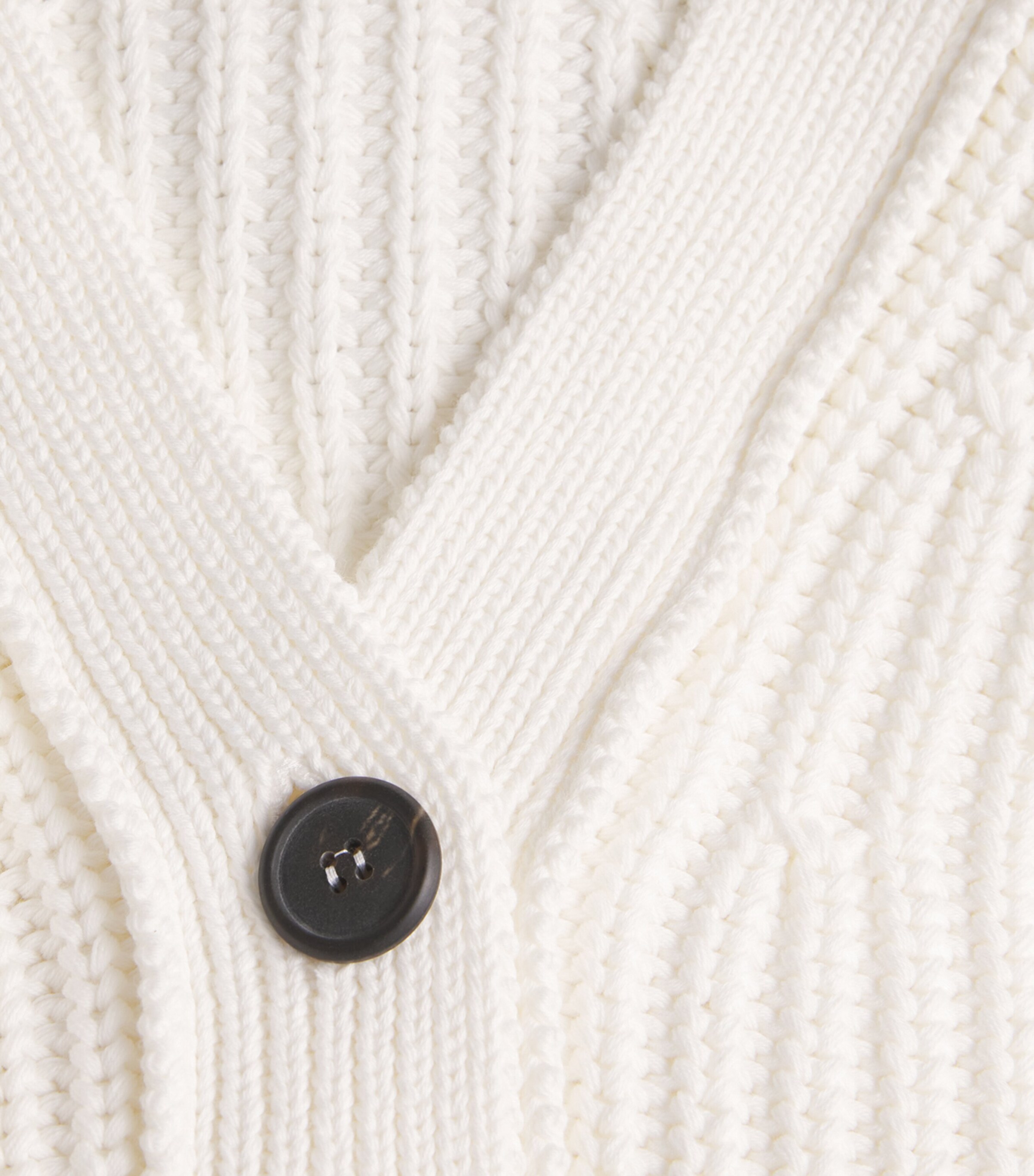 ME+EM Womens Organic Cotton Weekend Cardigan Soft White Image 6