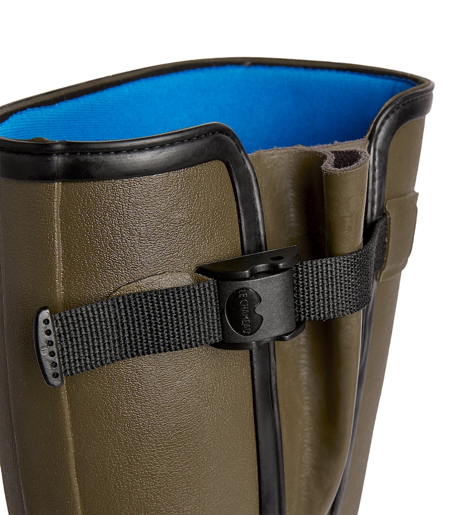 Neoprene-Lined Vierzonord Wellington Boots VERT CHAMEAU 7100 Image 12