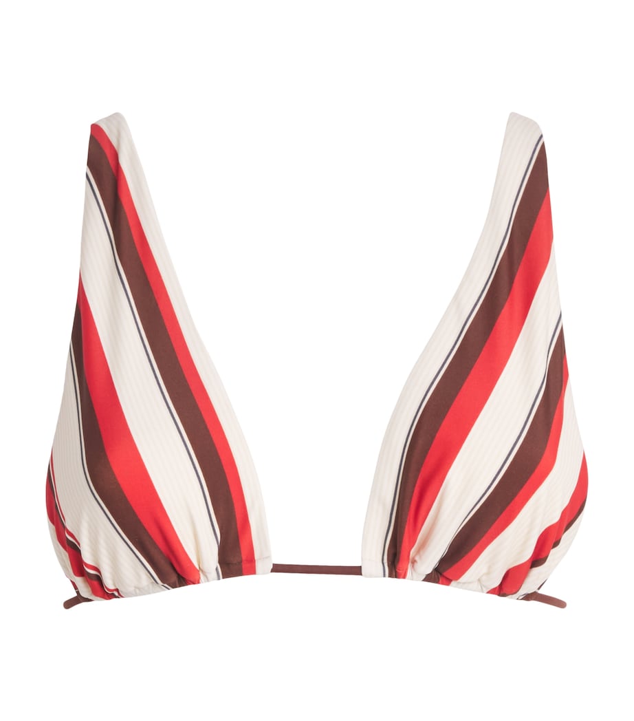 SIR. Womens Alva Stripe Bikini Top Laila Stripe Image 1
