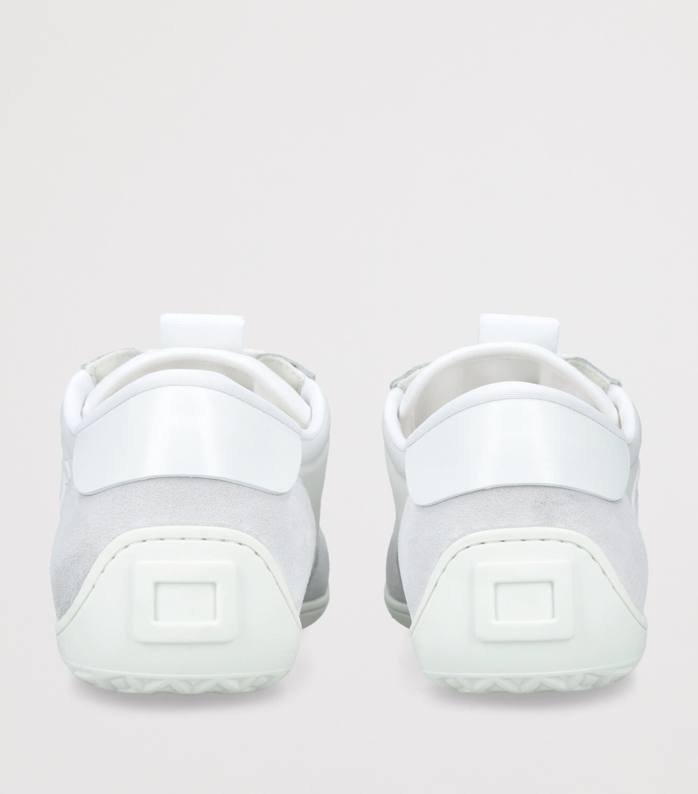 Suede-Satin Viv Low-Top Sneakers GREY/LIGHT Image 2