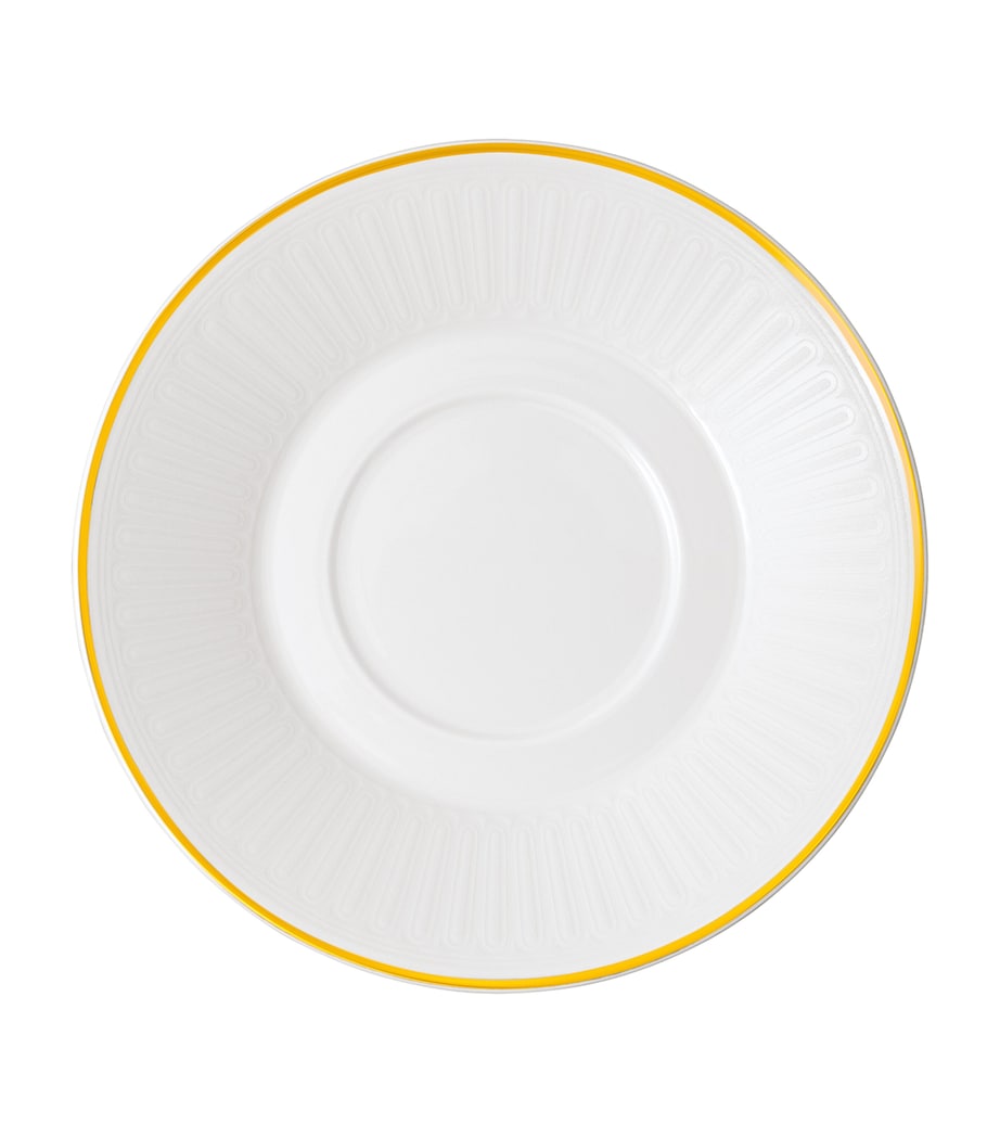 Bone Porcelain Château Septfontaines Coffee Cup Saucer WHITE Image 1