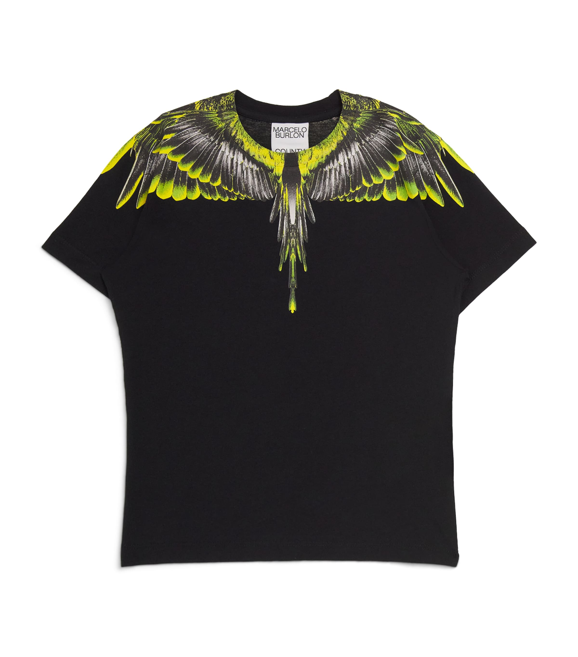Marcelo Burlon County Of Milan Wings-print T-shirt In Black