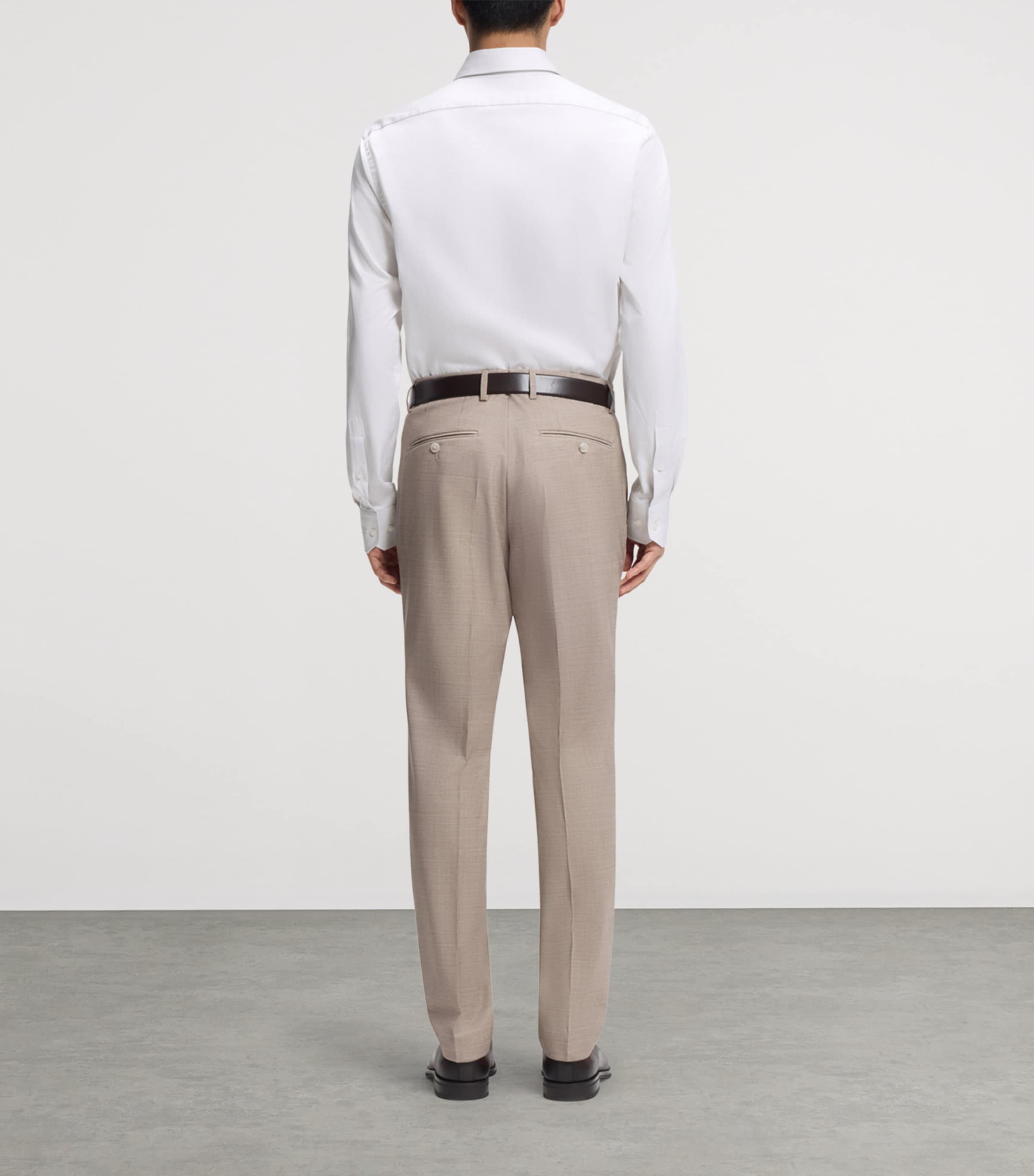 BOSS Mens Cotton Slim-Fit Shirt Image 3