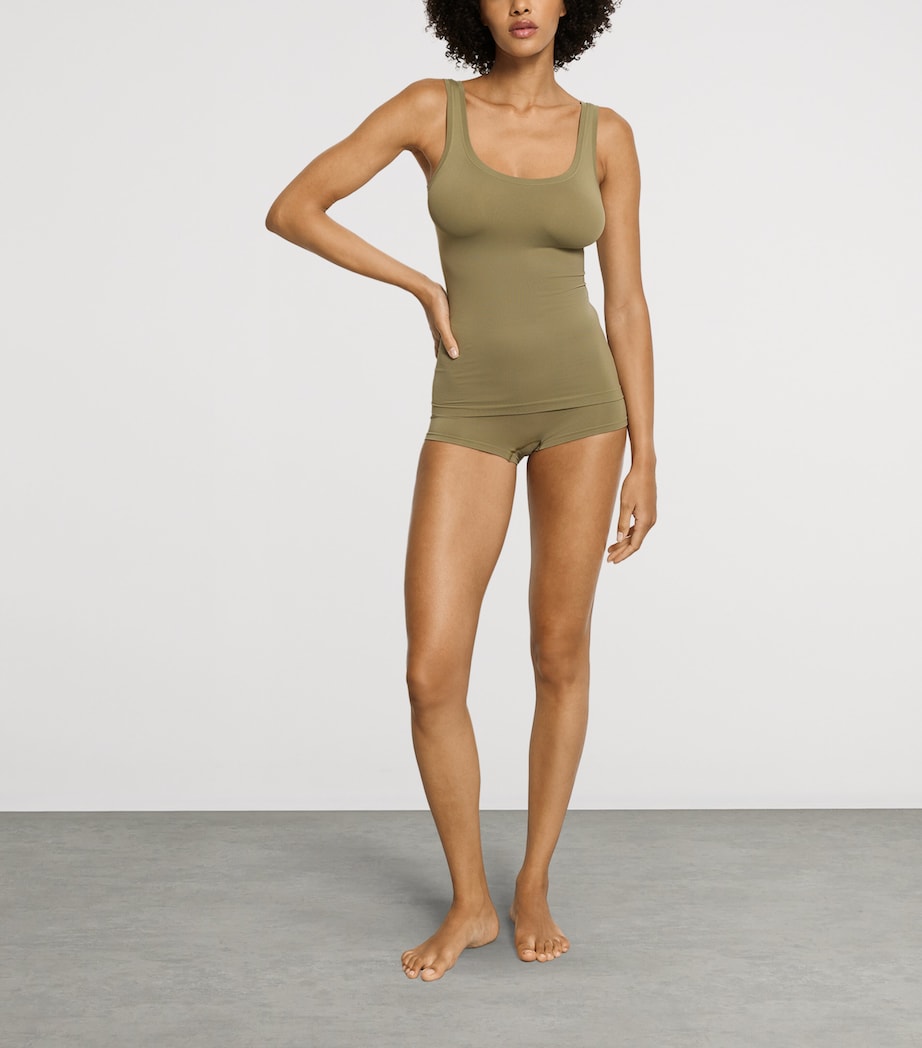 Touch Feeling Tank Top COVERT GREEN Image 4