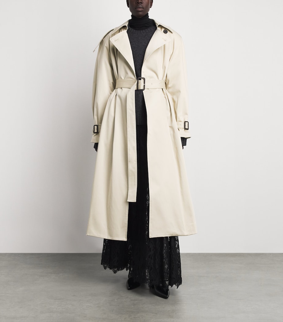 CAMILLA AND MARC Womens Calen Trench Coat Stone Image 2