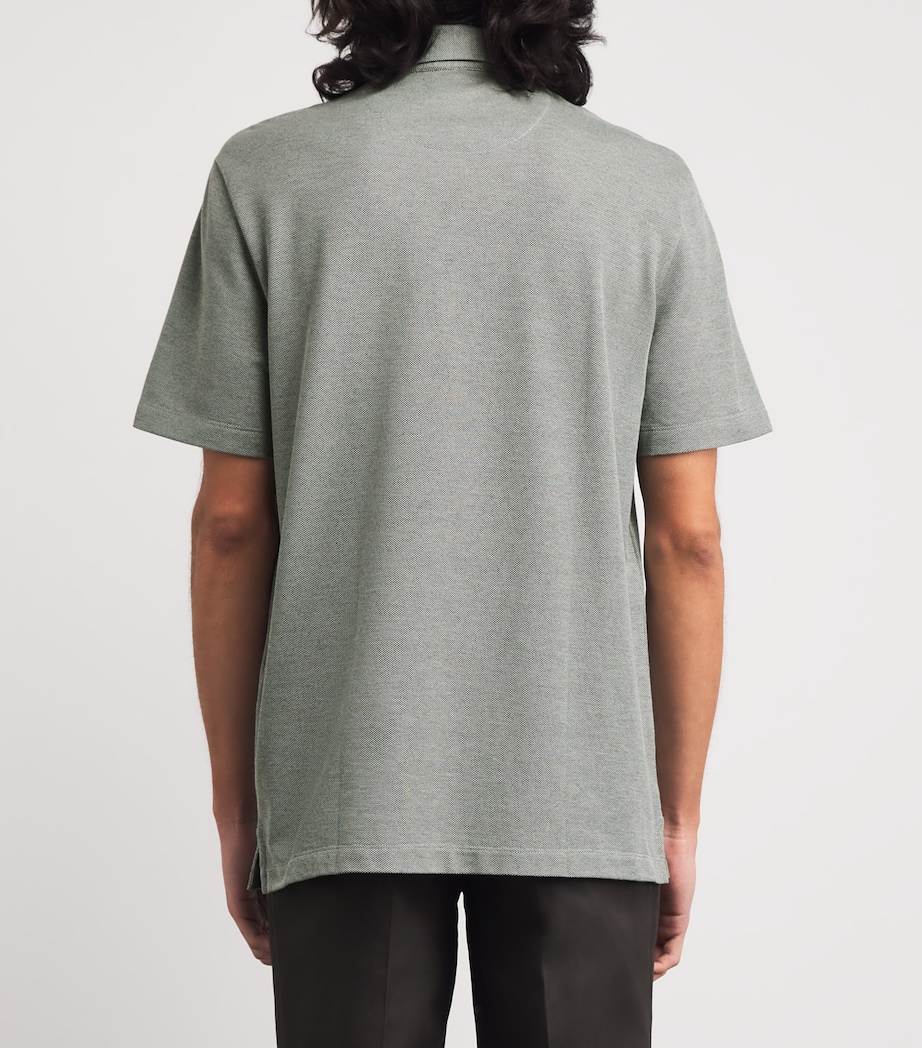 Brioni Mens Cotton Polo Shirt Image 5
