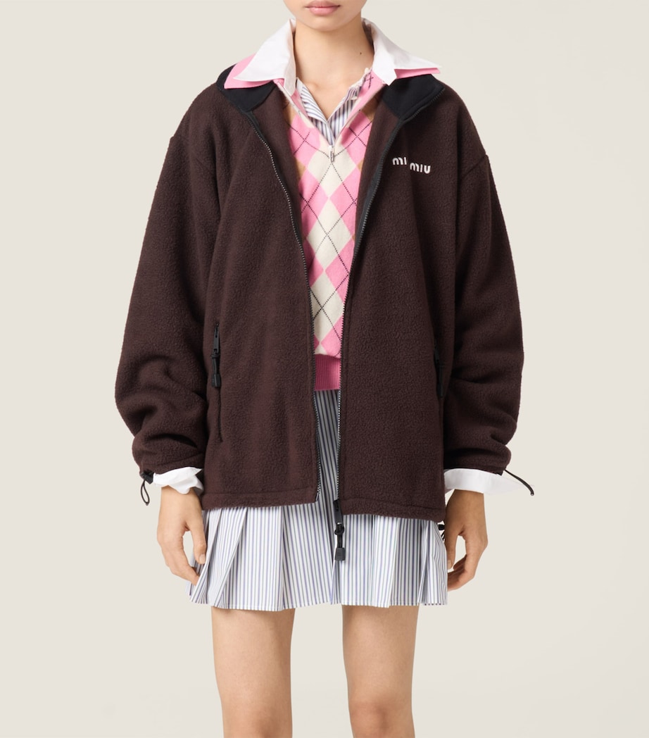 Fleece Zip-Up Jacket F0192 Image 6