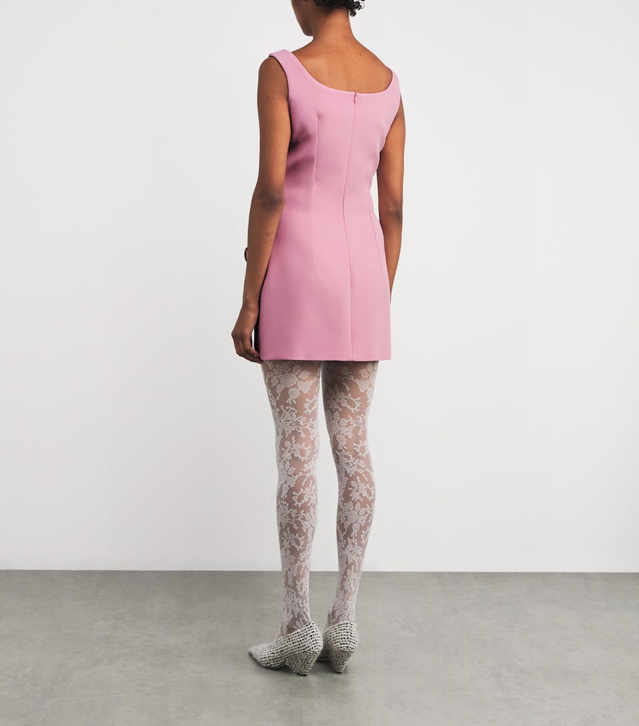 magda butrym pink mini dress PRETTY IN PINK Magda Butrym 'Silk flower mini' spotted on beautiful @elizabethjbenson We love the way it has been styled with silver accessories! Find this dress and