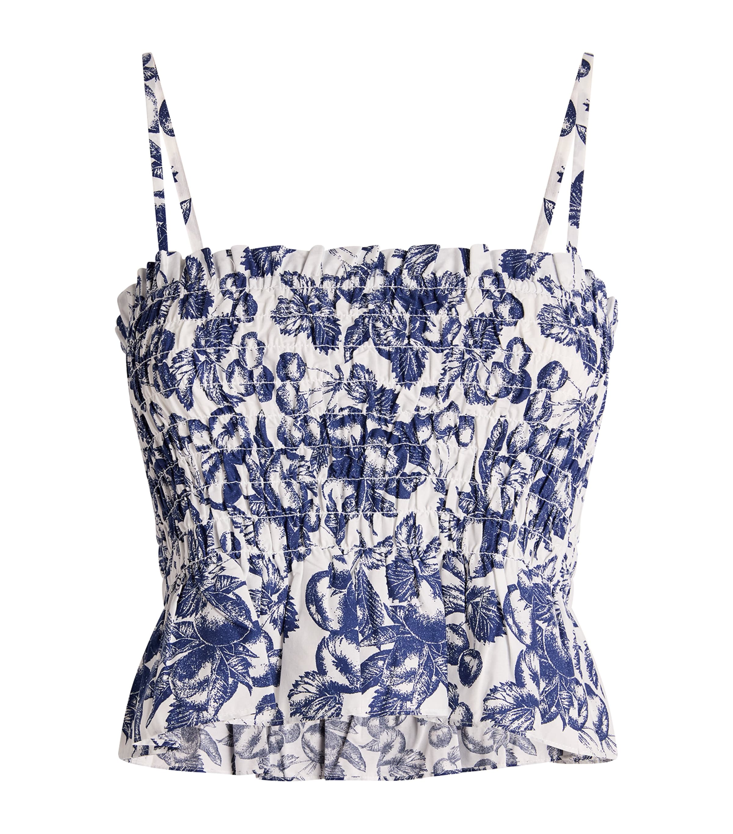Maje Cotton Printed Crop Top