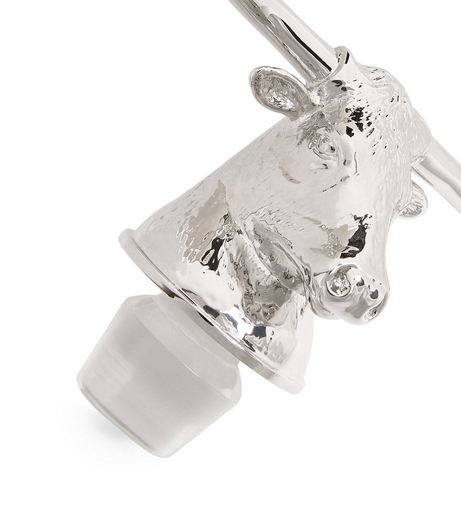 Crystal Longhorn Bull Decanter (650ml) GLASS Image 4