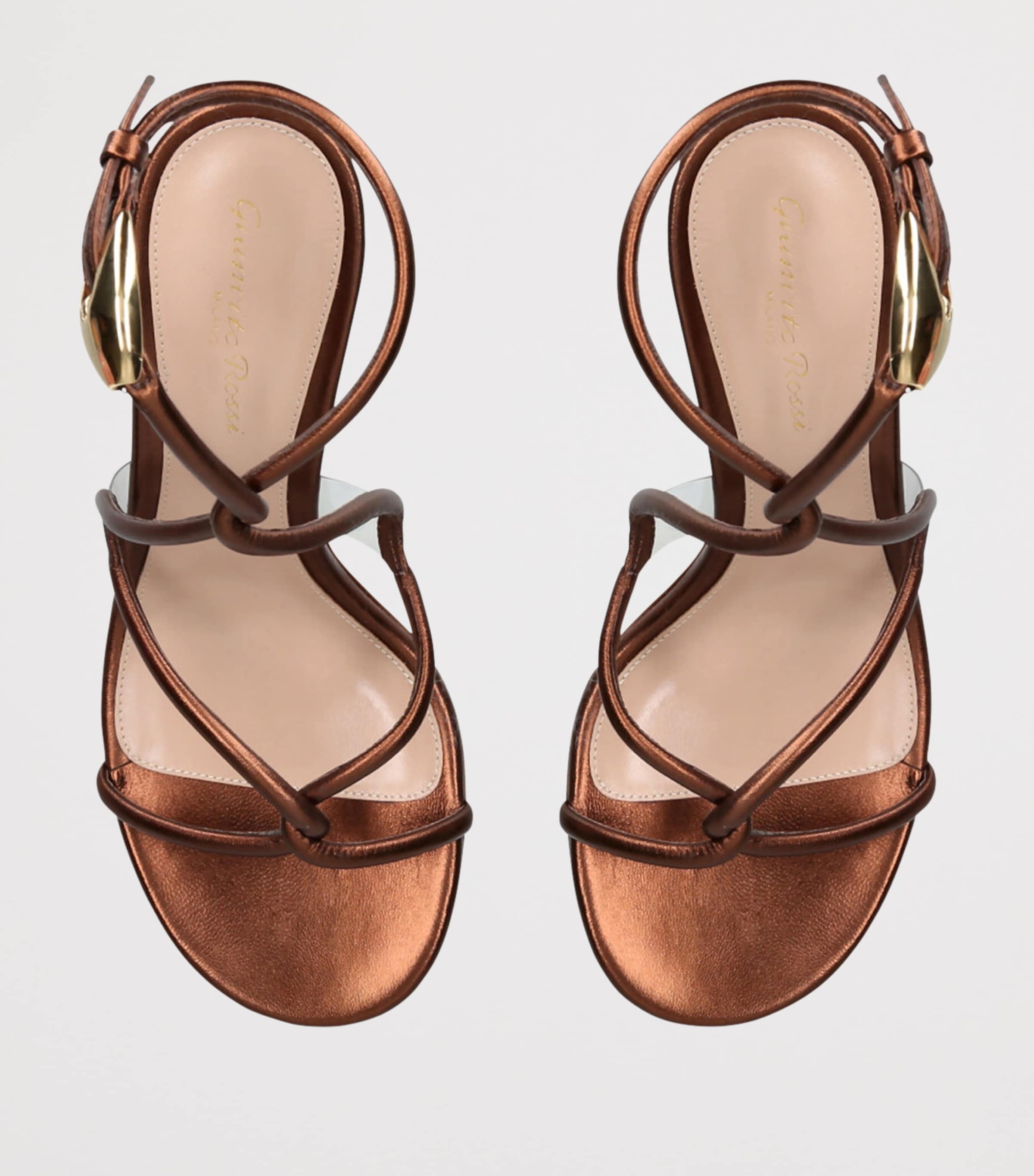 Black Mamba Heeled Sandals 85 BROWN Image 4