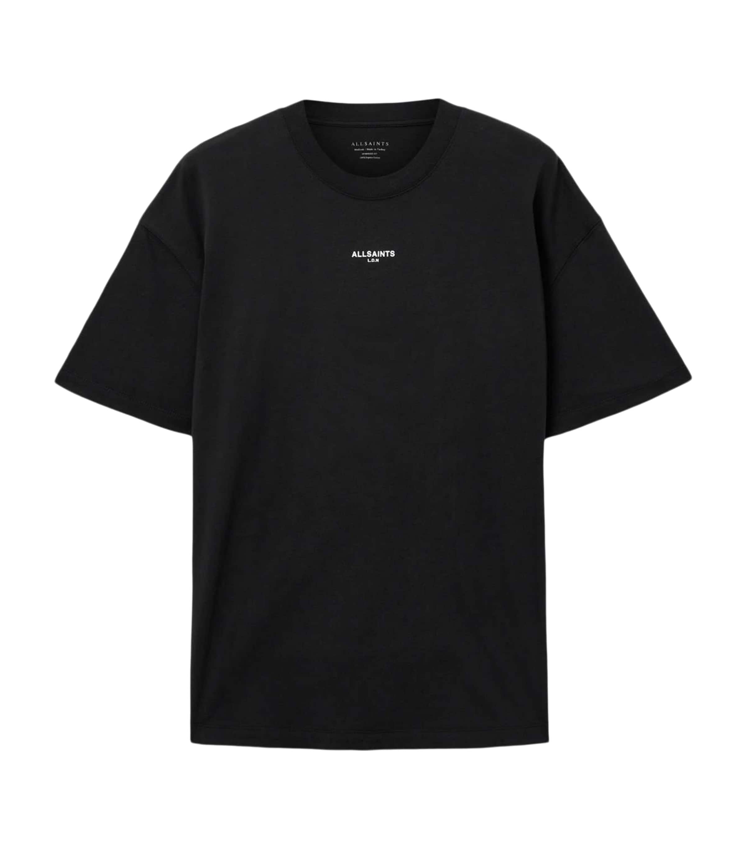 Organic Cotton Mikro Oversized T-Shirt WASHED BLACK Image 1