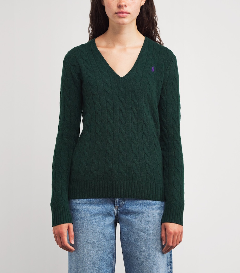 Wool-Cashmere Kimberly Sweater COLLEGE GREEN Image 3