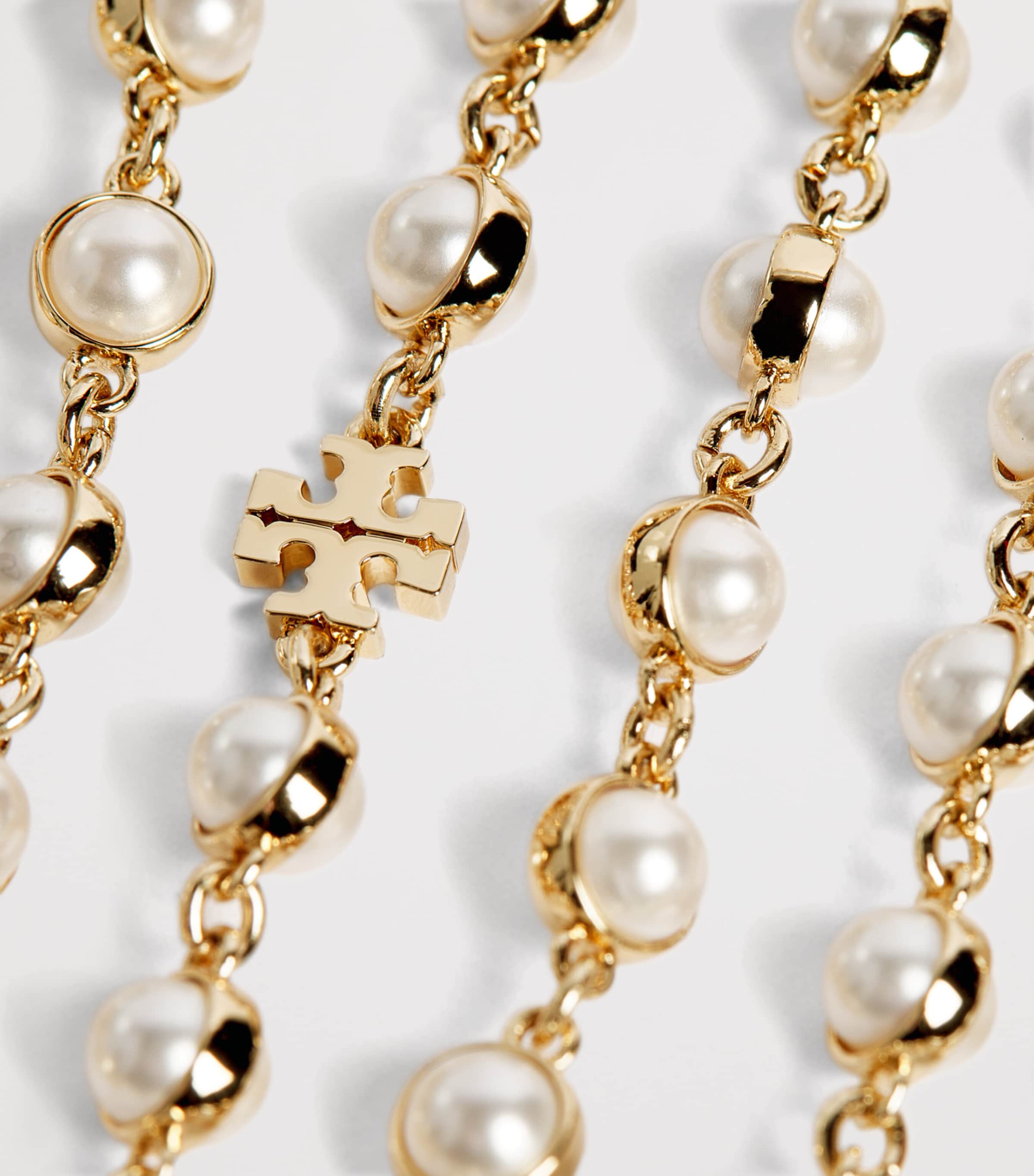 Pearl Necklace LIGHT BRASS / PEARL Image 4