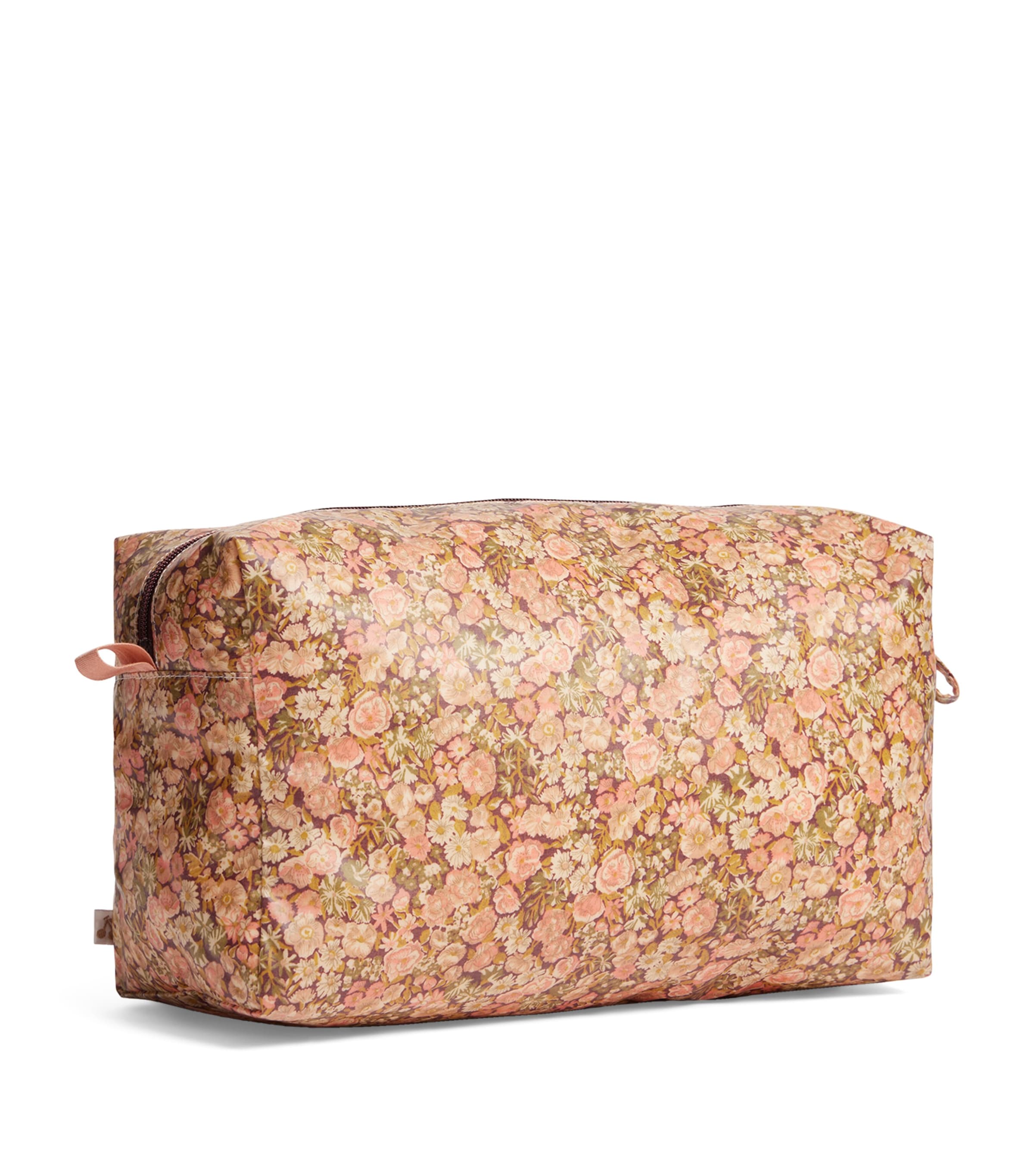 Liberty Print Quilted Zipped Pouch FL ROSE MOYEN Image 2