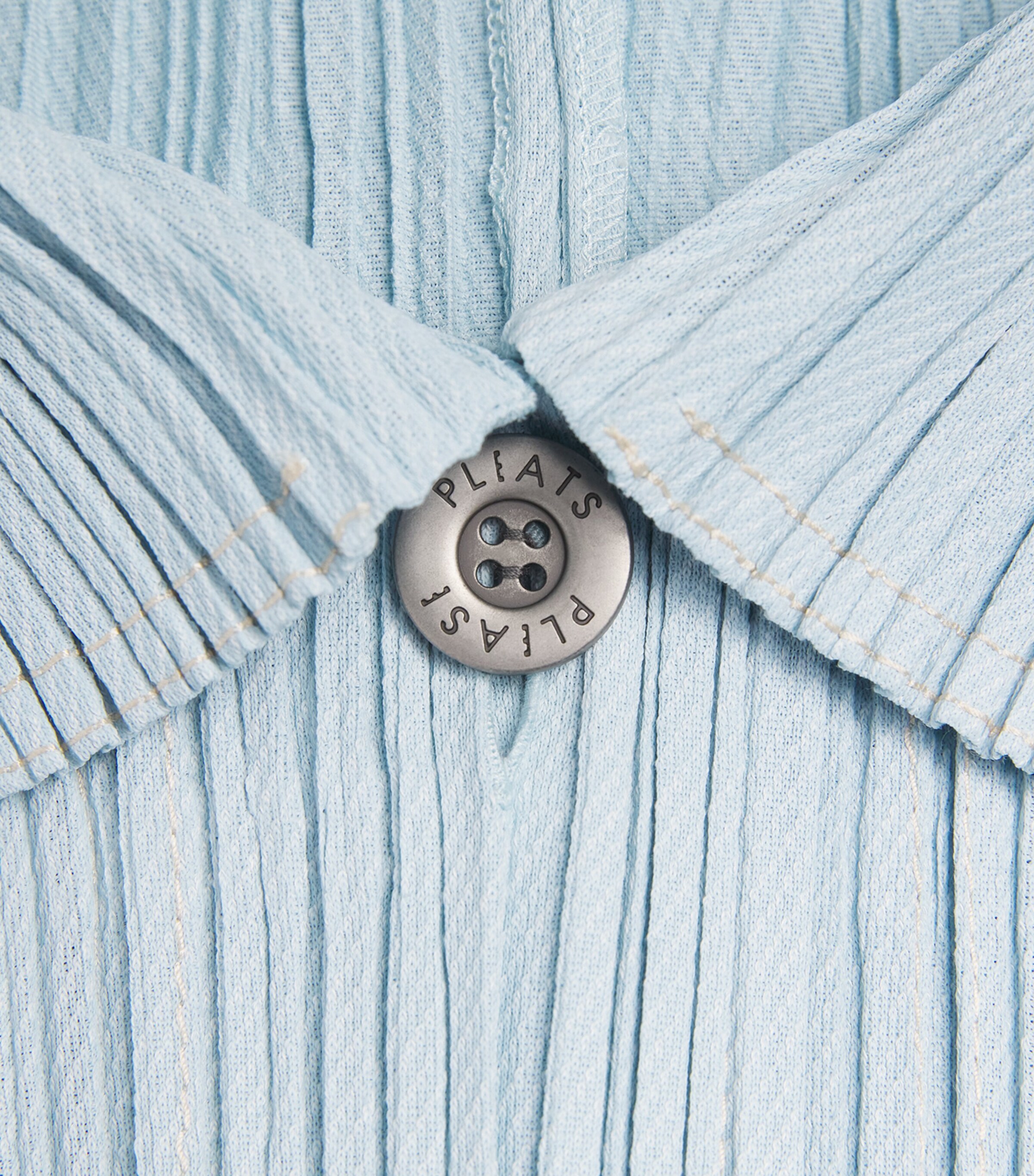 Pleats Please Issey Miyake Blue Cotton Denim Jacket | Harrods US