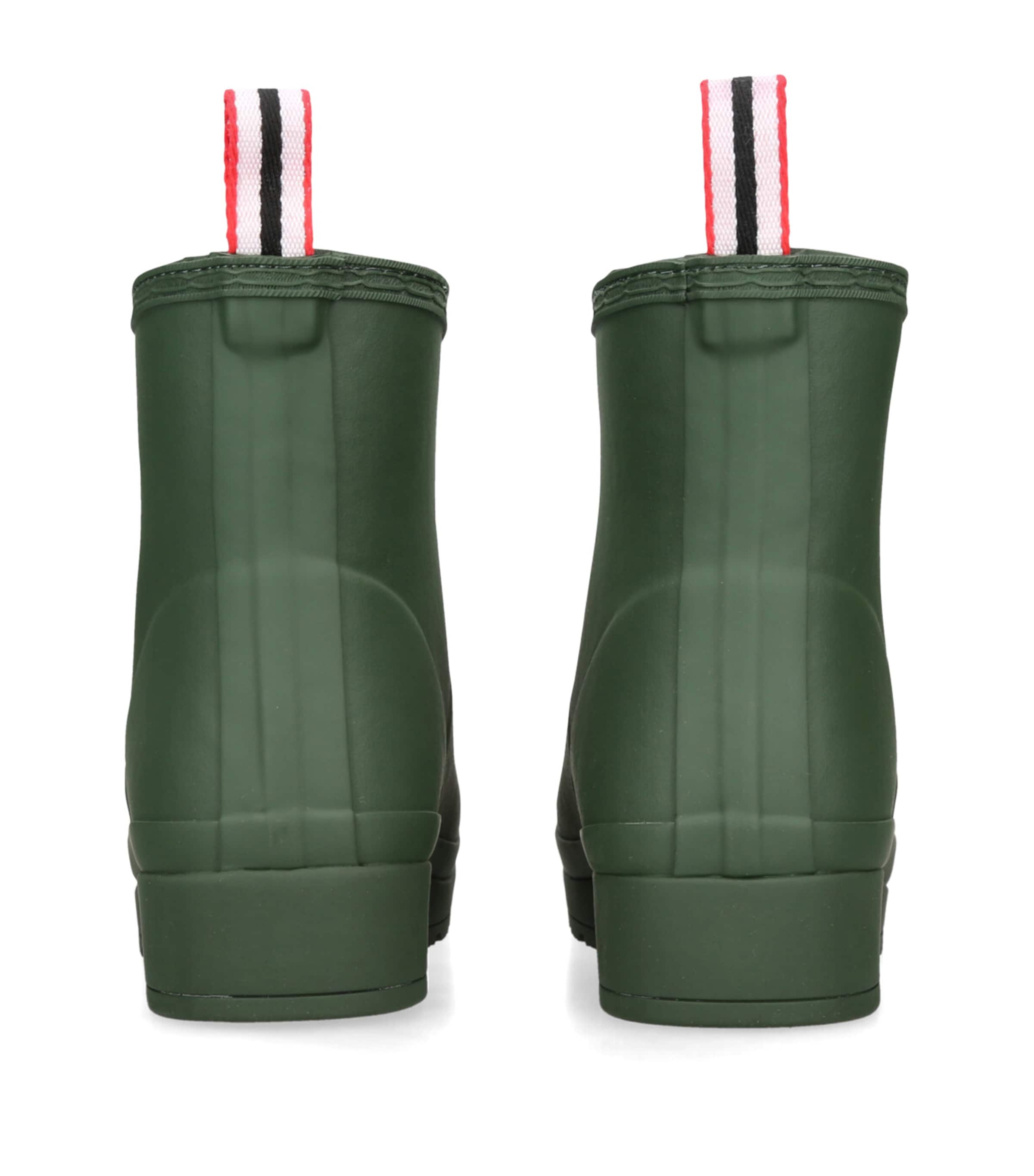 Hunter Insulated Play Short Wellington Boots Green Image 2