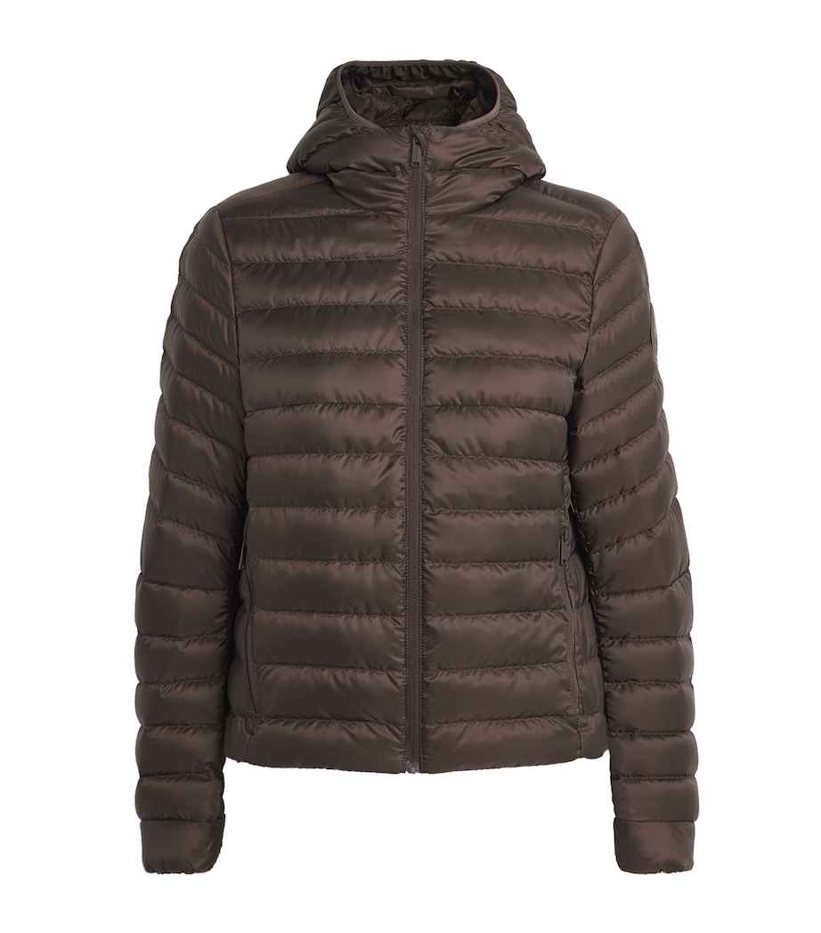Canada Goose Womens Quilted Aethera Hooded Jacket Terra Image 1