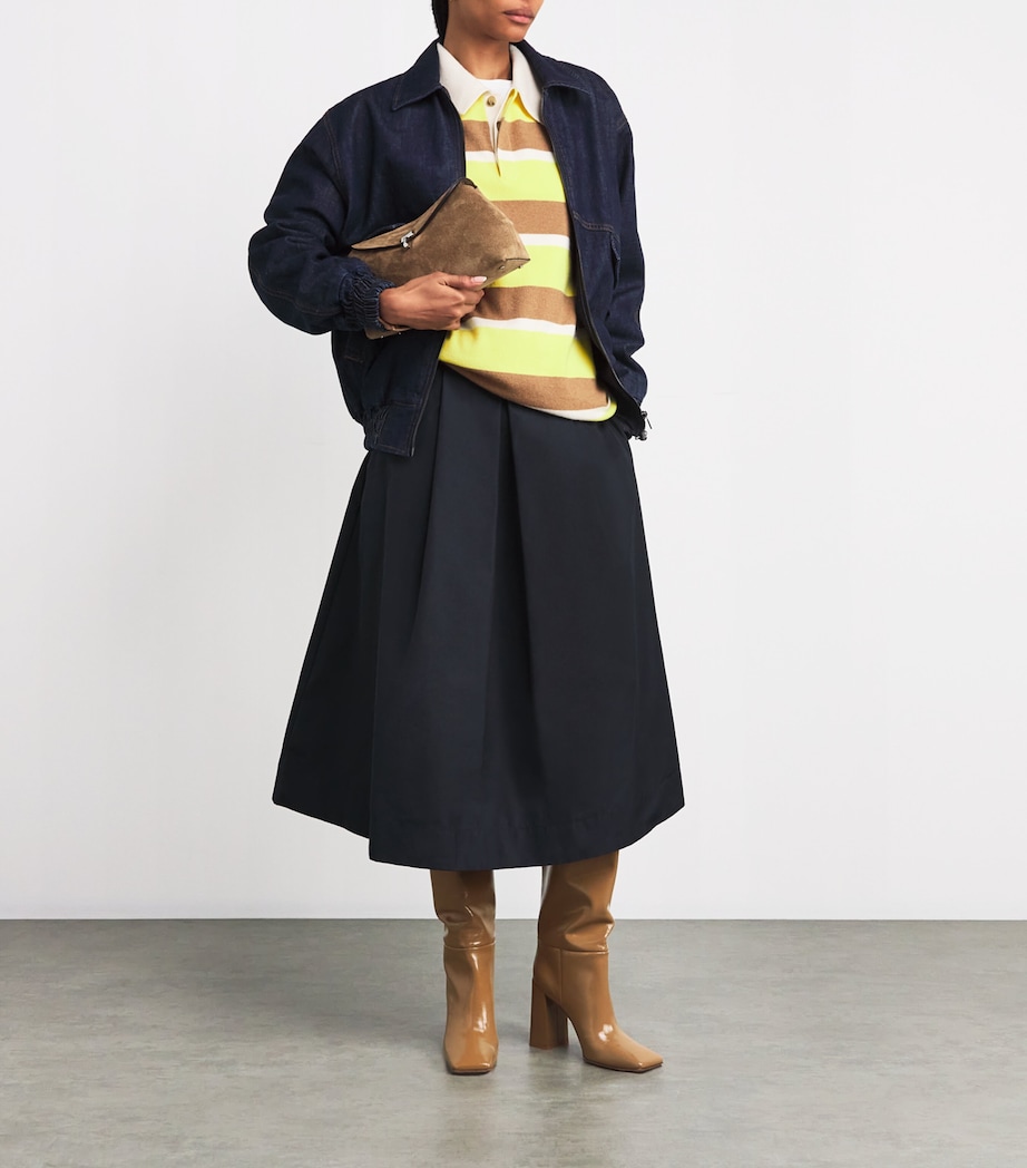 Corollo Midi Skirt NAVY Image 2