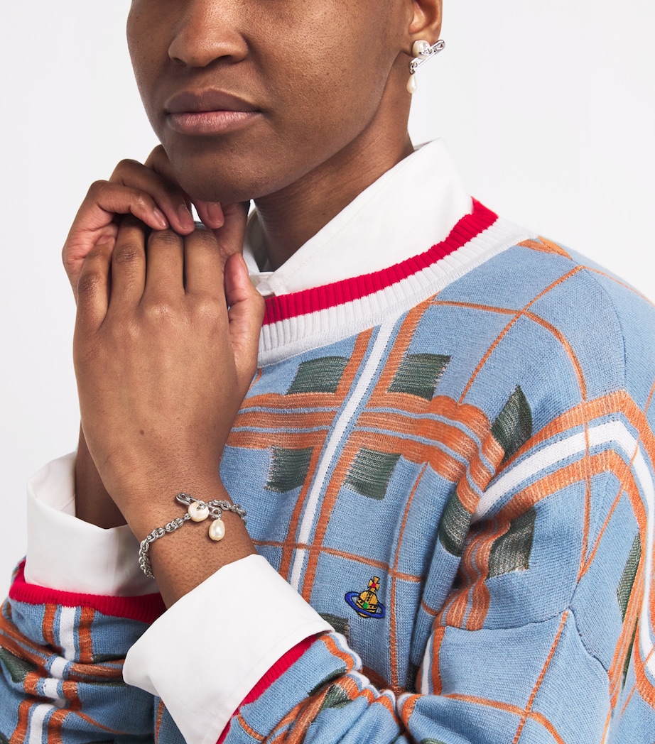 Faux Pearl Claude Bracelet P103 CREAMROSE Image 5