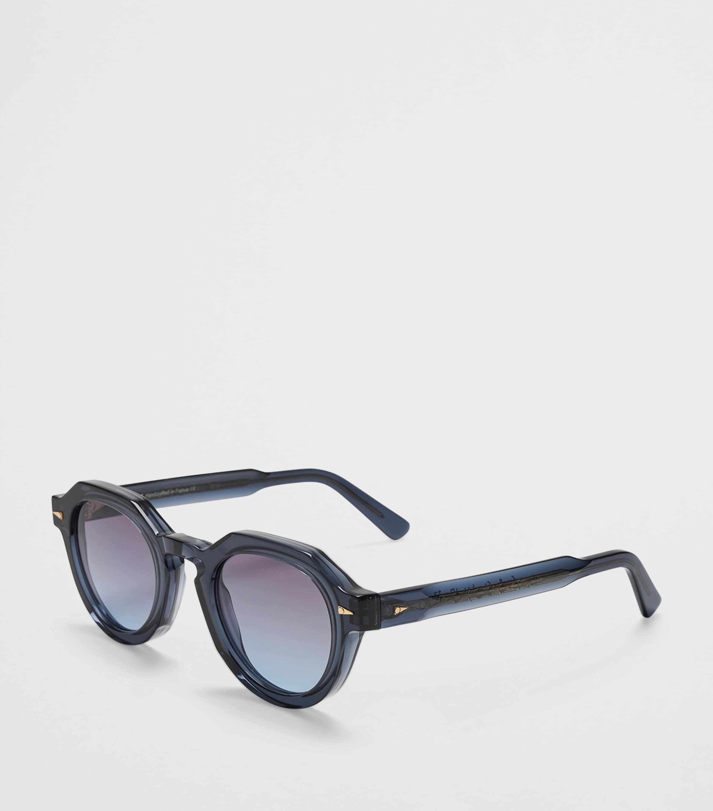 Ahlem Grenelle Round Sunglasses Stormlgt/ Blu Grad Image 2