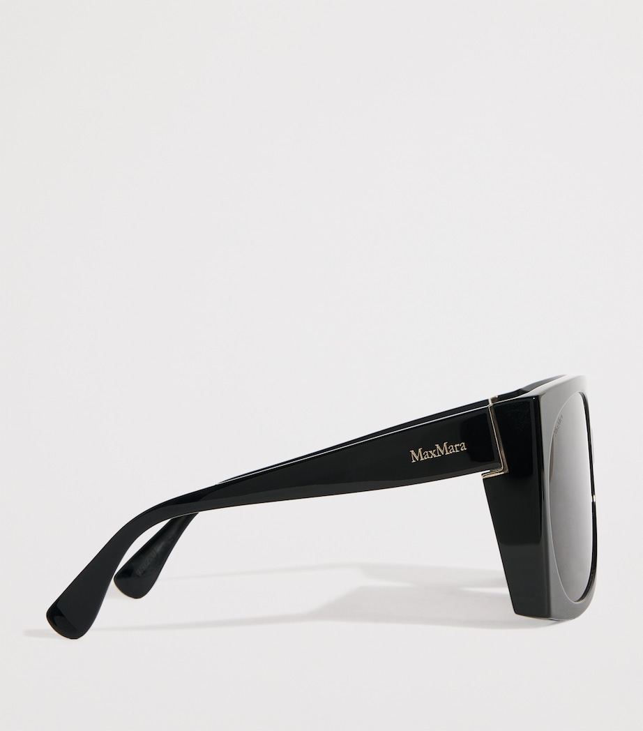 Oversized Anne Sunglasses BLACK Image 5