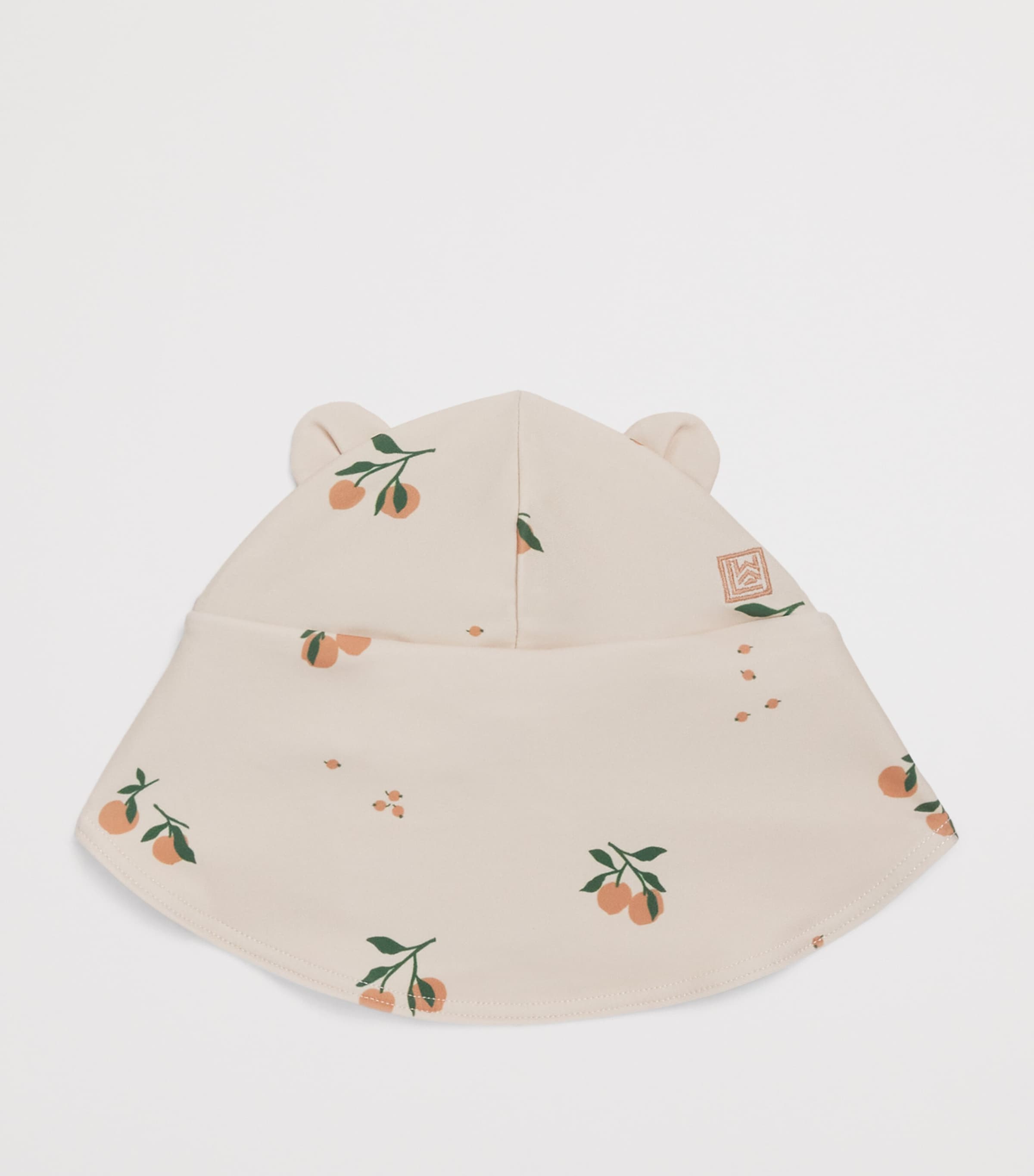Liewood Printed Senia Swim Hat (0-3 Months) Peach/sea Shell Image 2