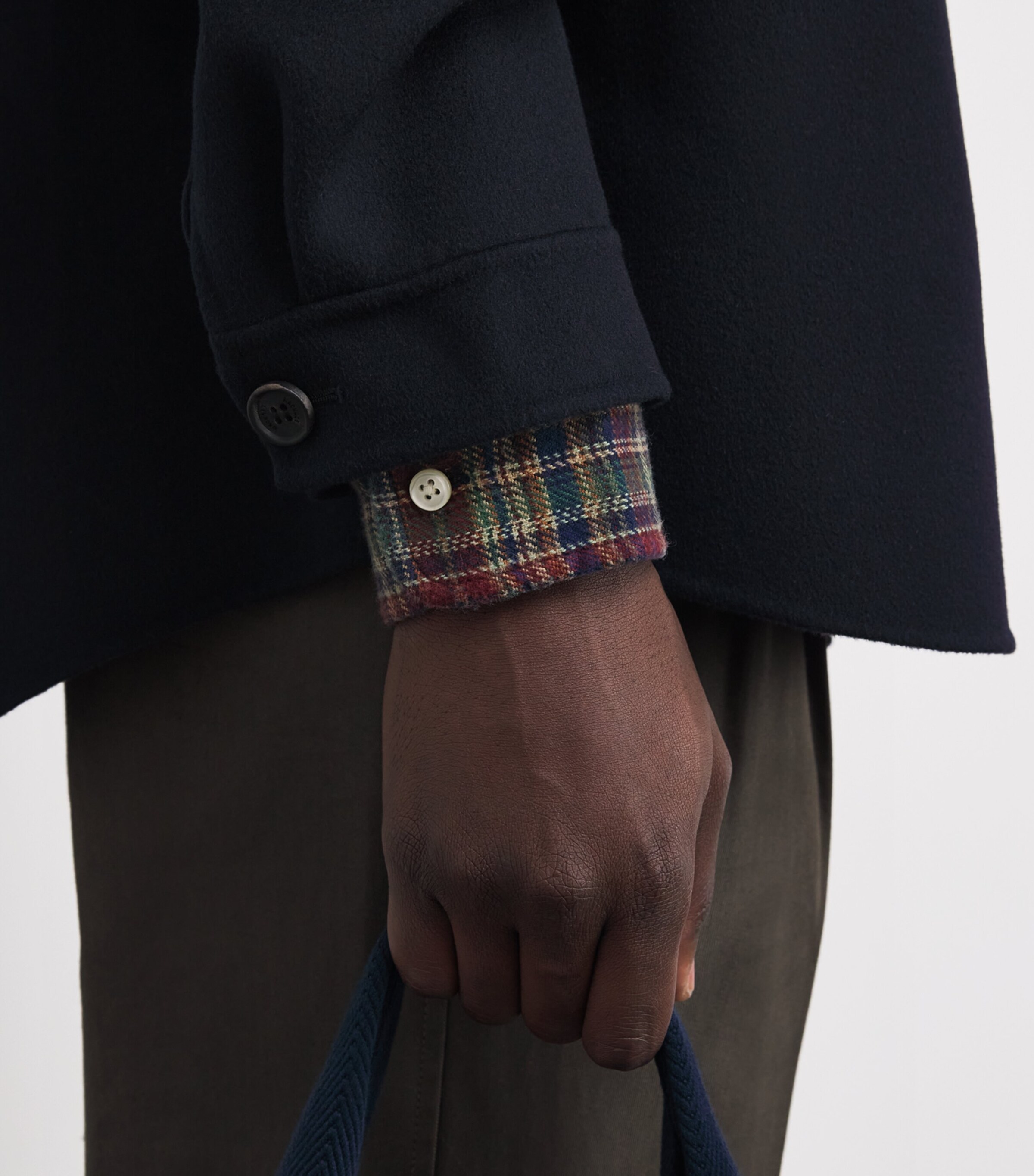 Cotton Plaid Brushed Flannel Shirt MULTI Image 6