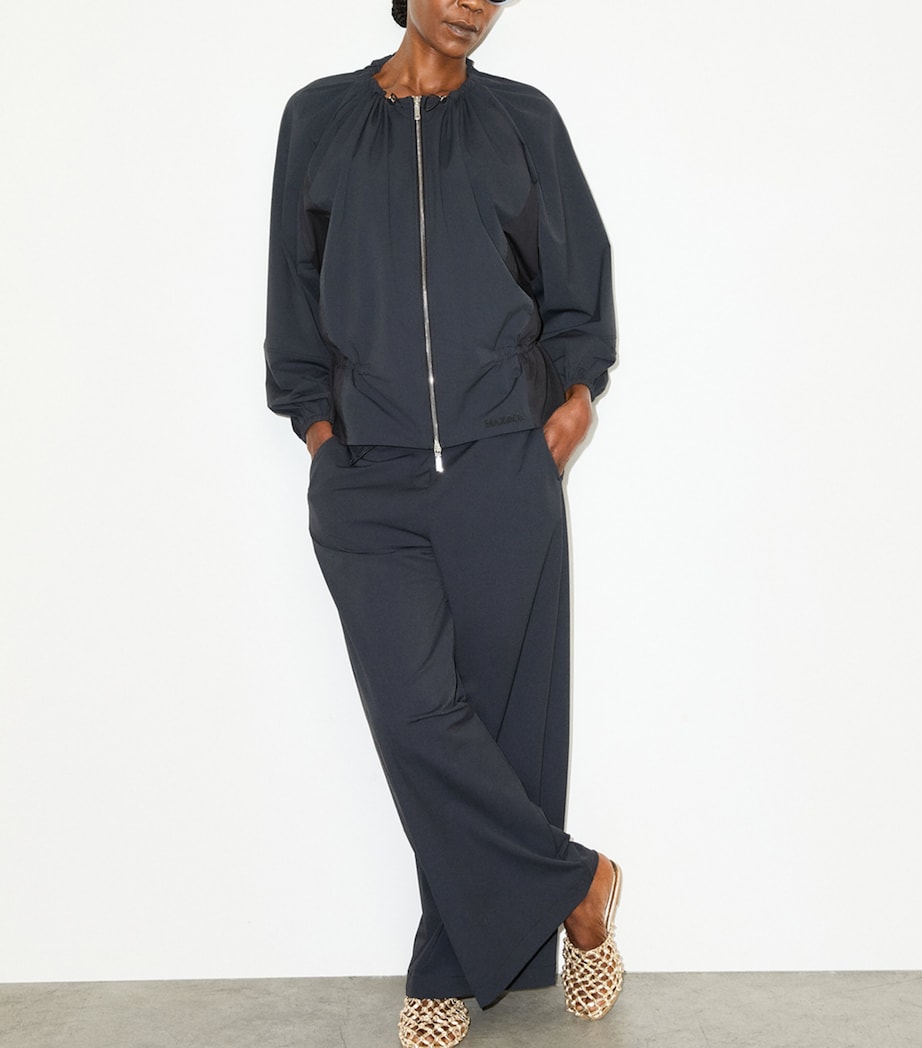 MAX&Co. Womens Technical Jersey Trousers Black Image 2