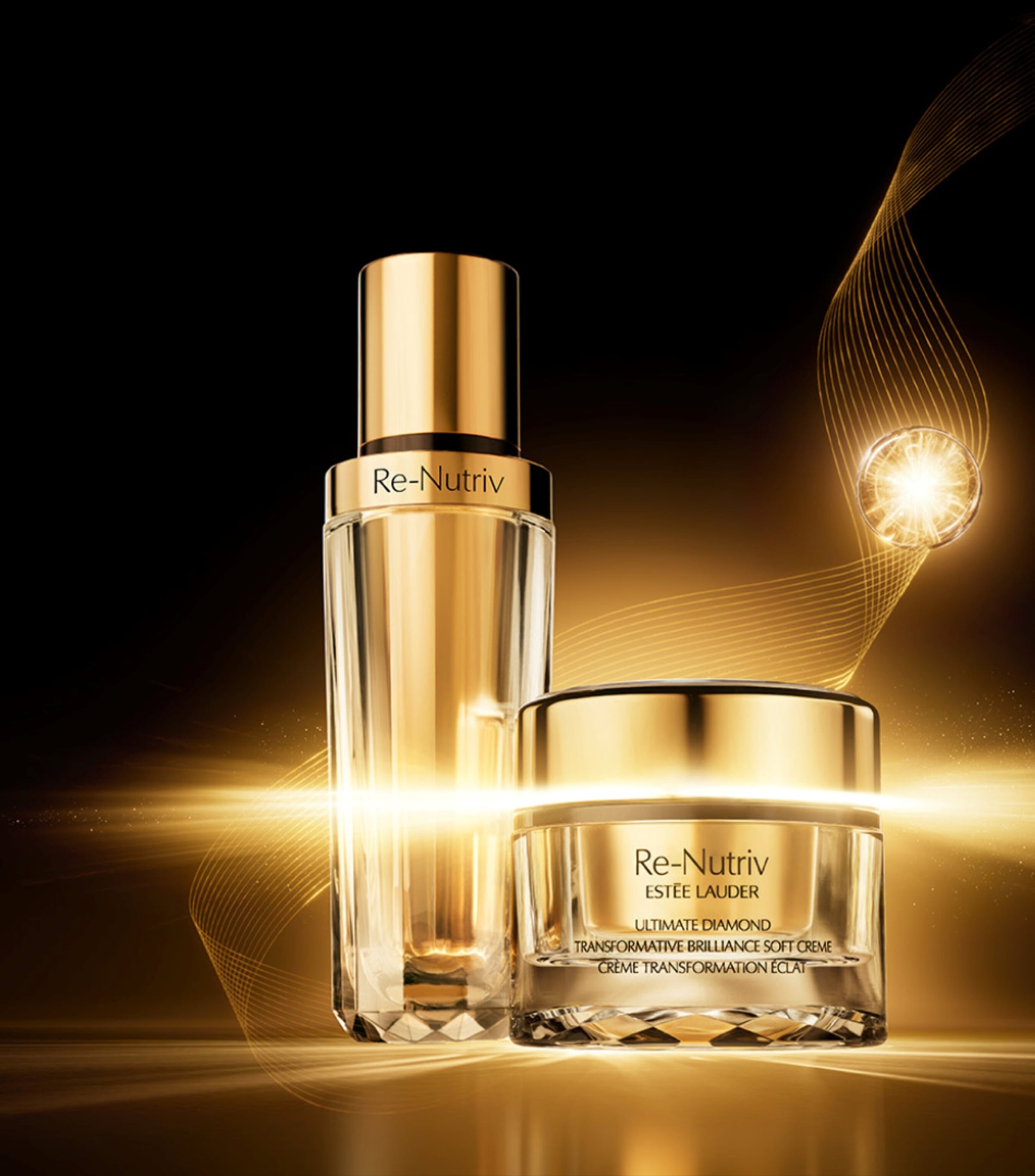 Re-Nutriv Ultimate Diamond Transformative Brilliance Soft Creme Moisturiser (30ml) NO COLOUR Image 6